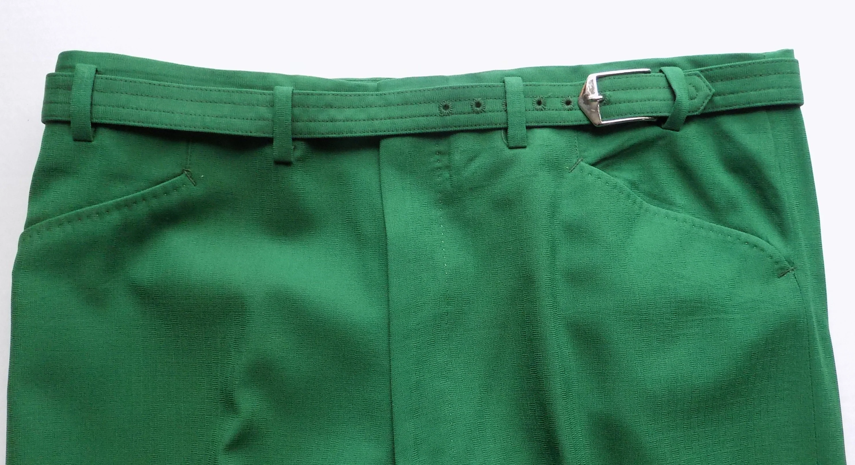 Rare 60s Western Rockabilly Pants La Jolla California Attached Belt and Buckle Allen and Hanson of Las Vegas Formal Roy Rogers - Image 3