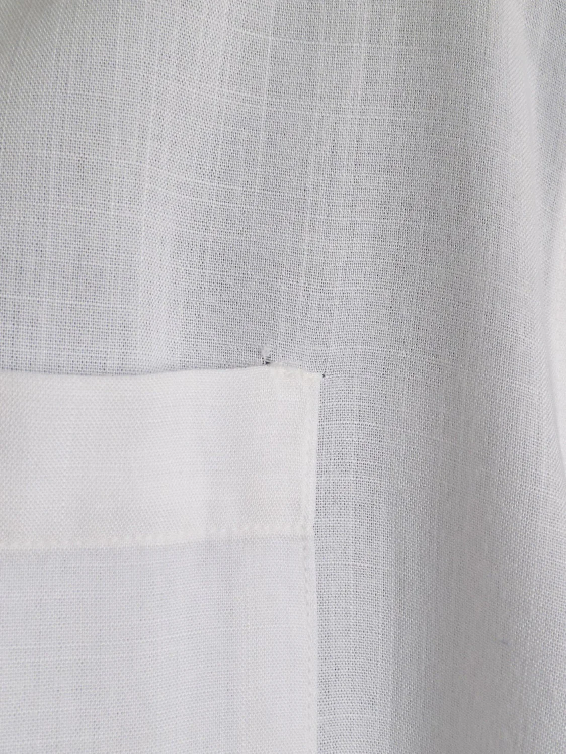 Rare Large 50s White Loop Collar Summer Campus Man's Shirt by Campus - Image 5