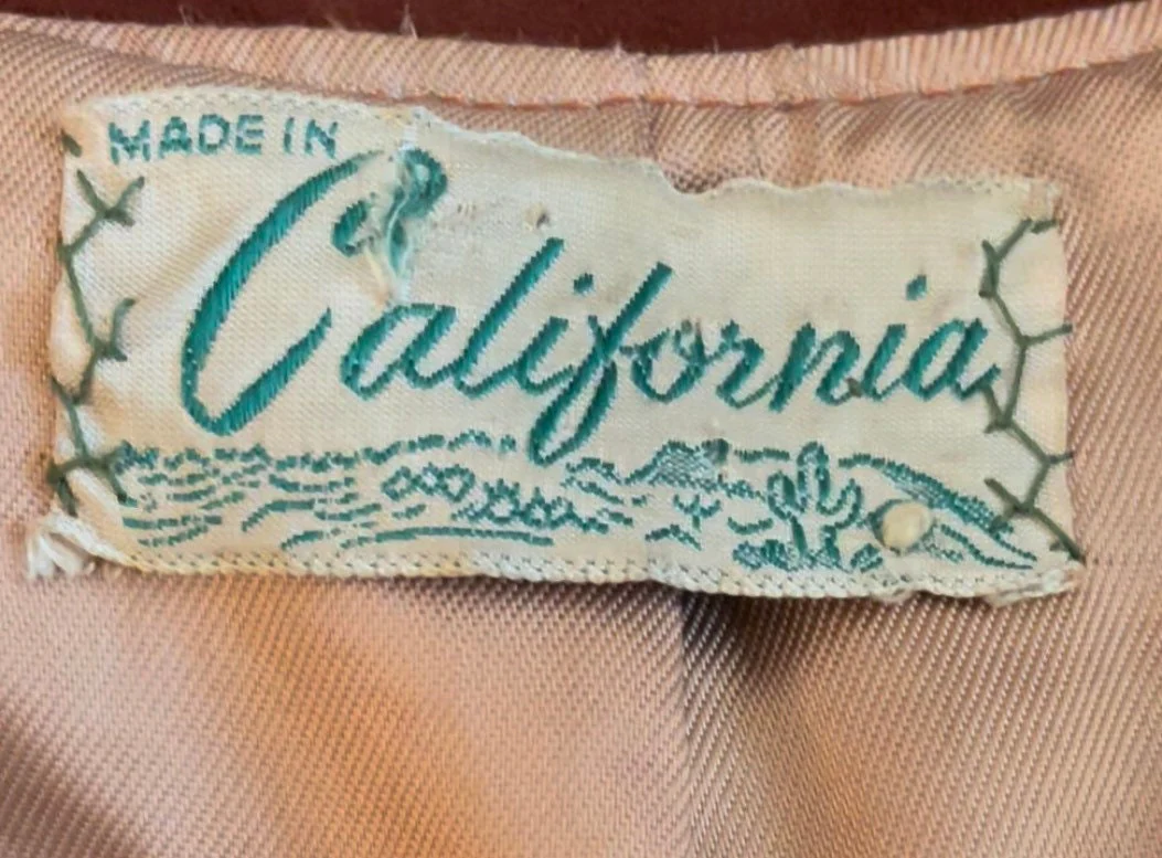 Rare Late 40s / Early 50s Mahogany Suede Leather Fringe Jacket - Image 10