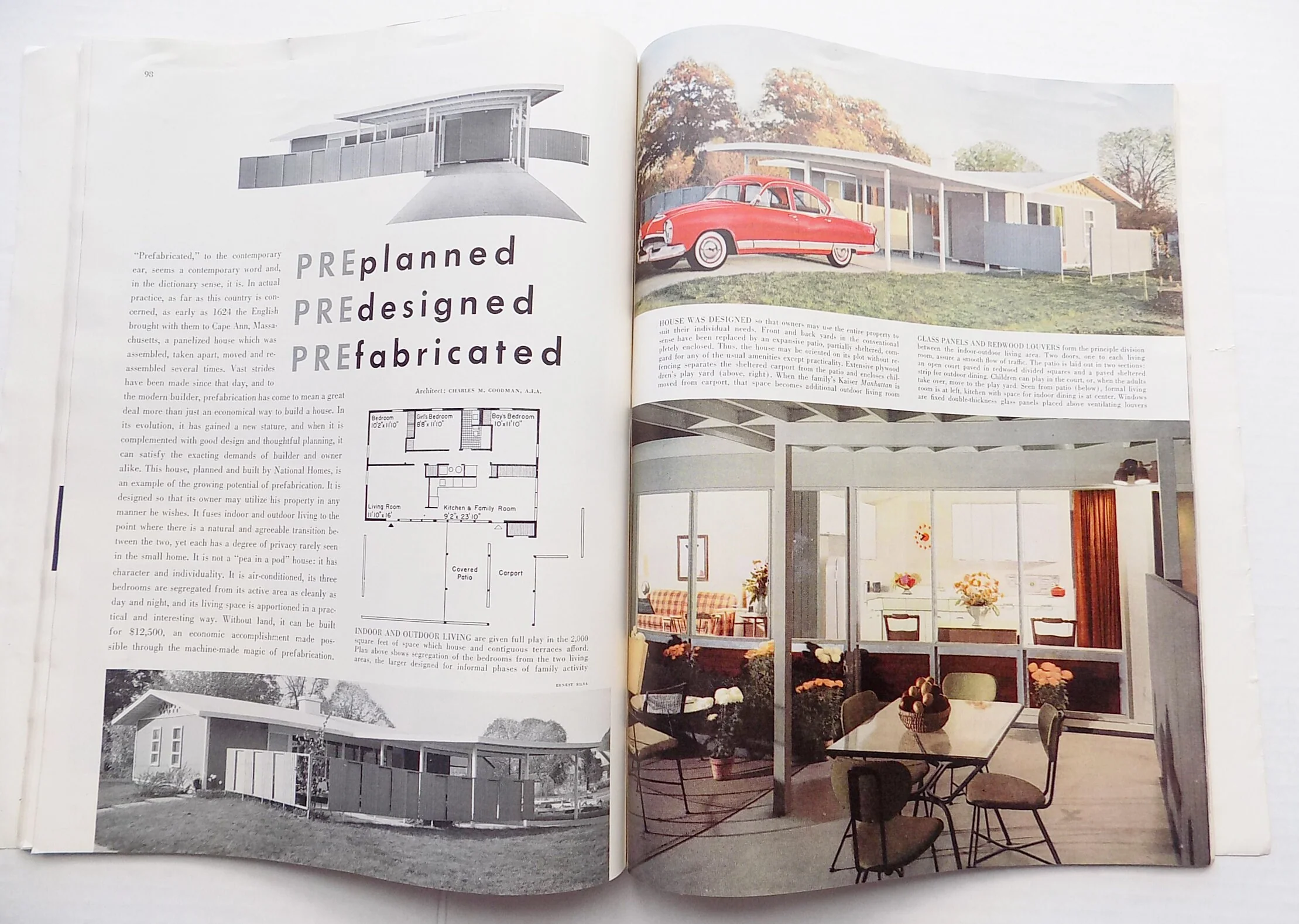 Rare Mcm 1954 April Edition of Living Magazine with Architectural Illustrations and Advertising "for Young Homemakers" Great Condition - Image 9