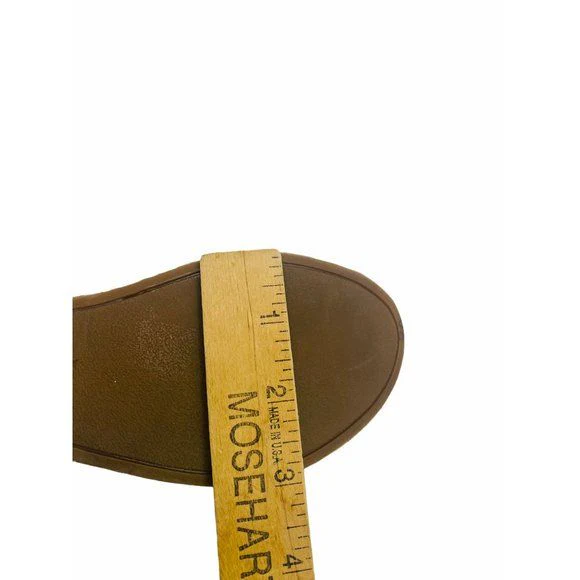 Raynere Patent Leather Chunky Cork Wedge Heel Sandals Womens 7. 5 by SAM EDELMAN - Image 6