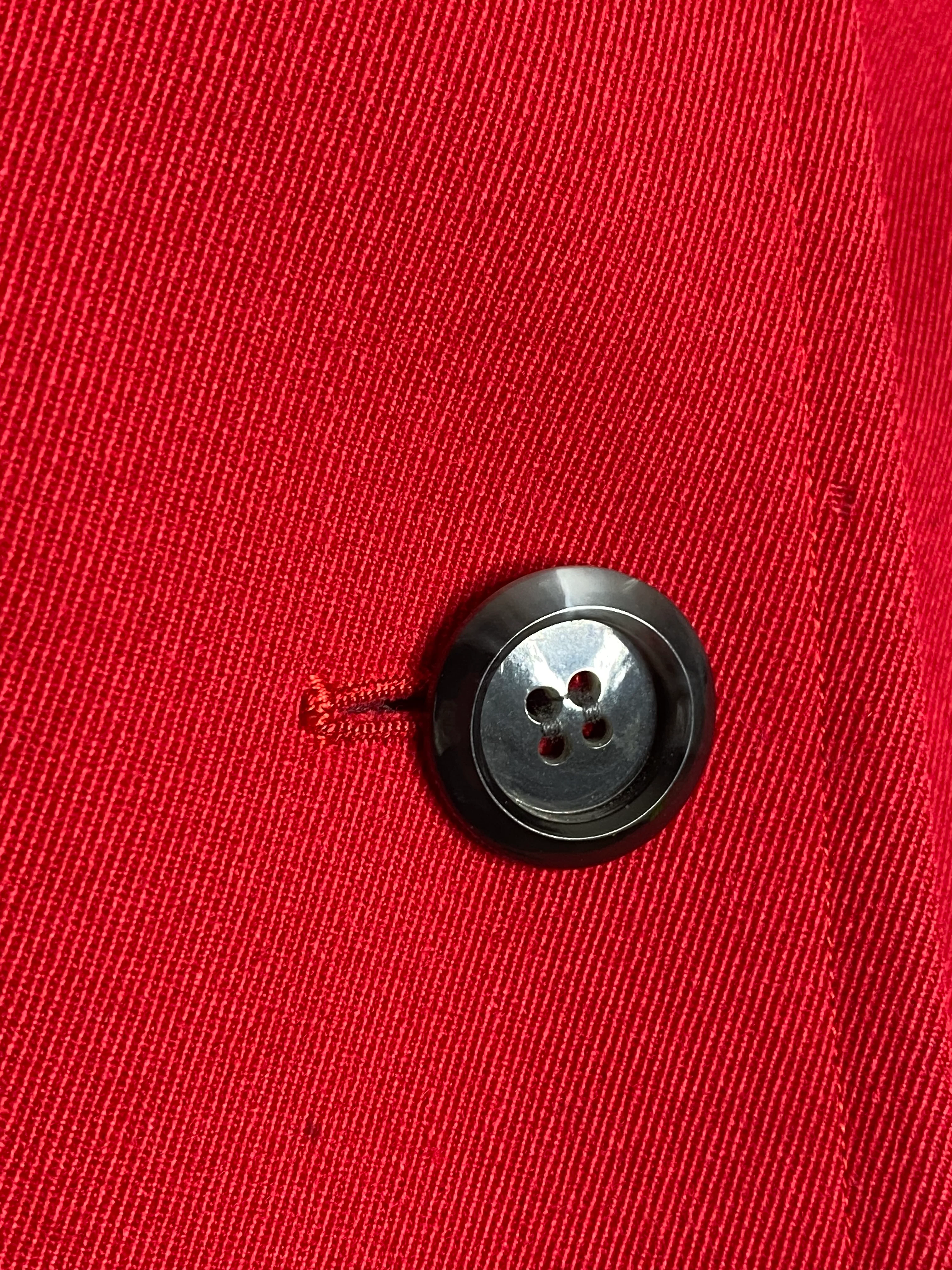 Red Blazer By Saint Laurent Rive Gauche - Image 13