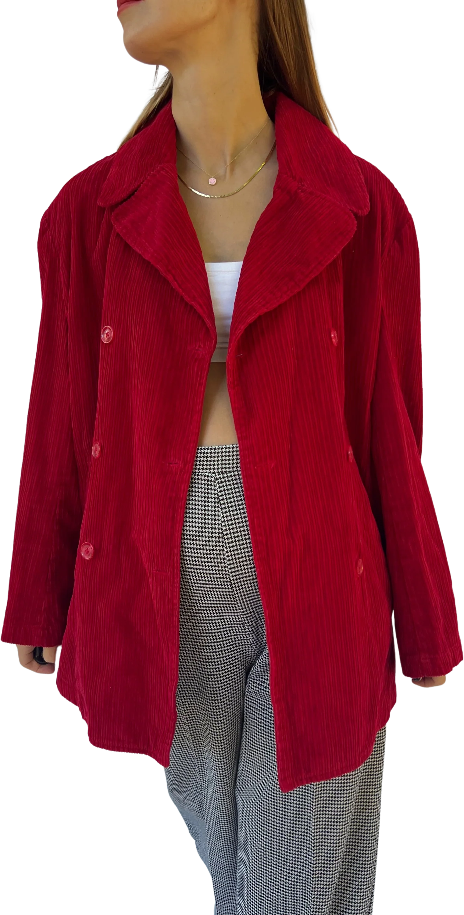 Red Corduroy Jacket