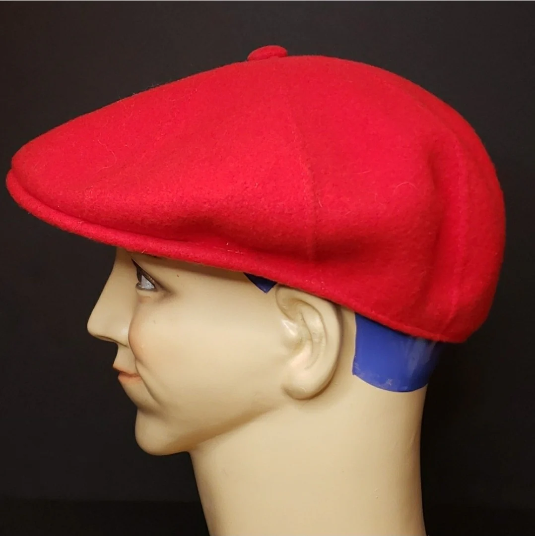 Red Kangol Newsboy Cap Hat by Kangol - Image 11