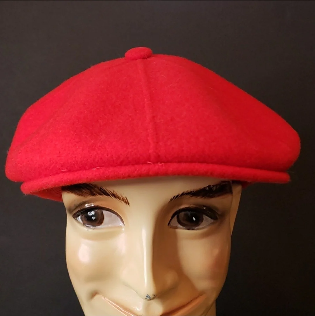Red Kangol Newsboy Cap Hat by Kangol - Image 12
