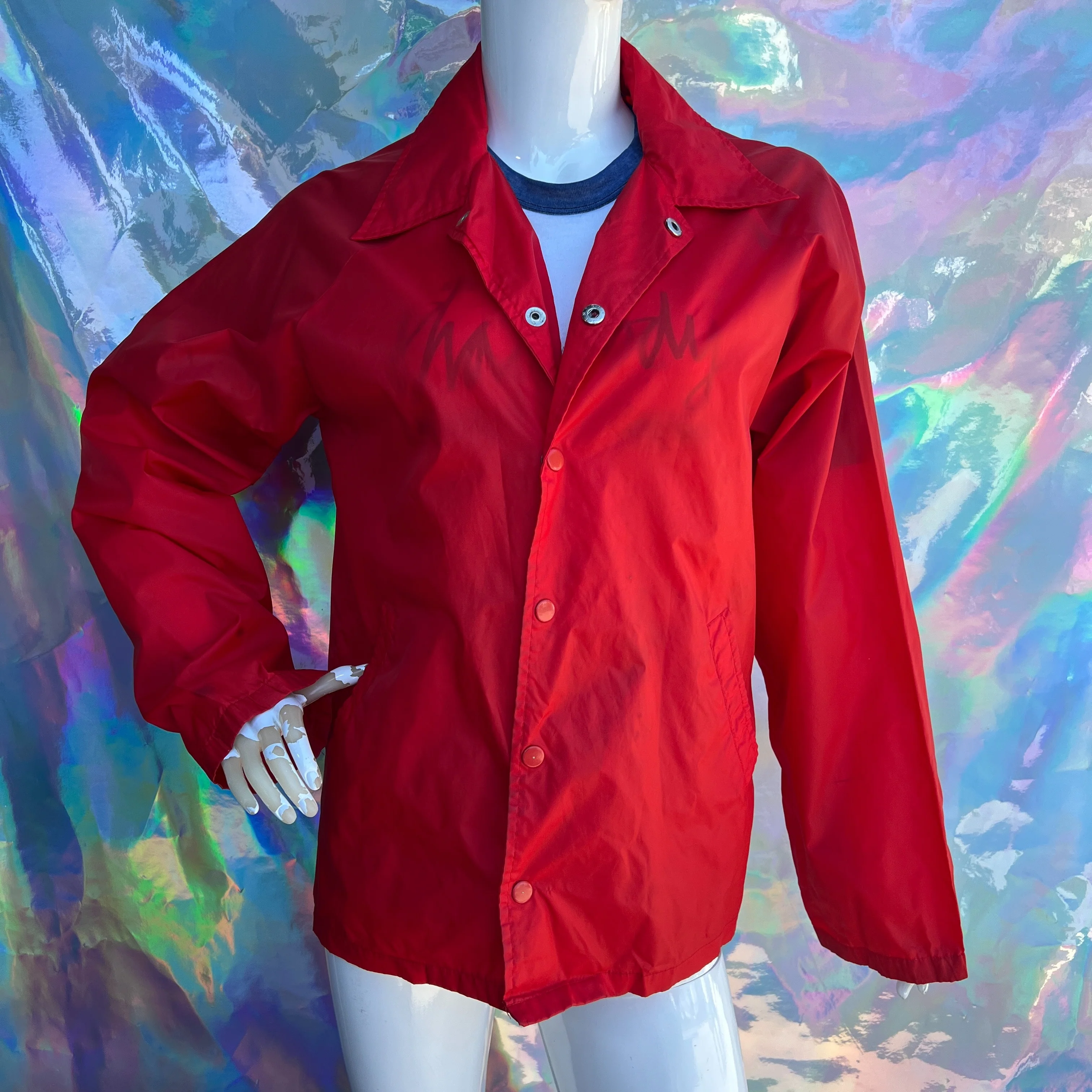 Red Nylon Jacket by Monterey Outerwear - Image 13