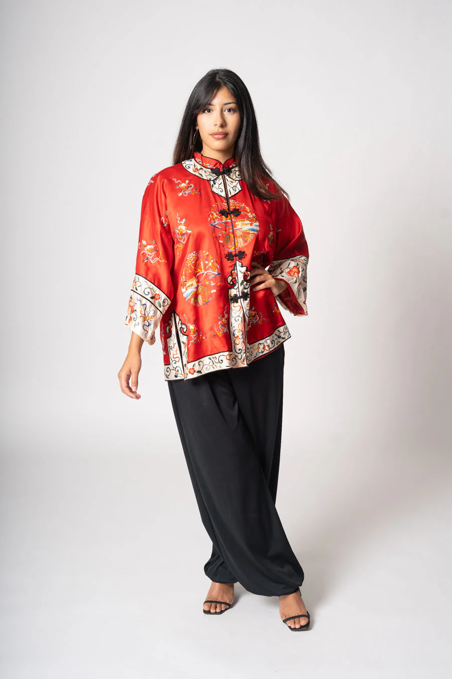 Red Satin Jacket - Image 3