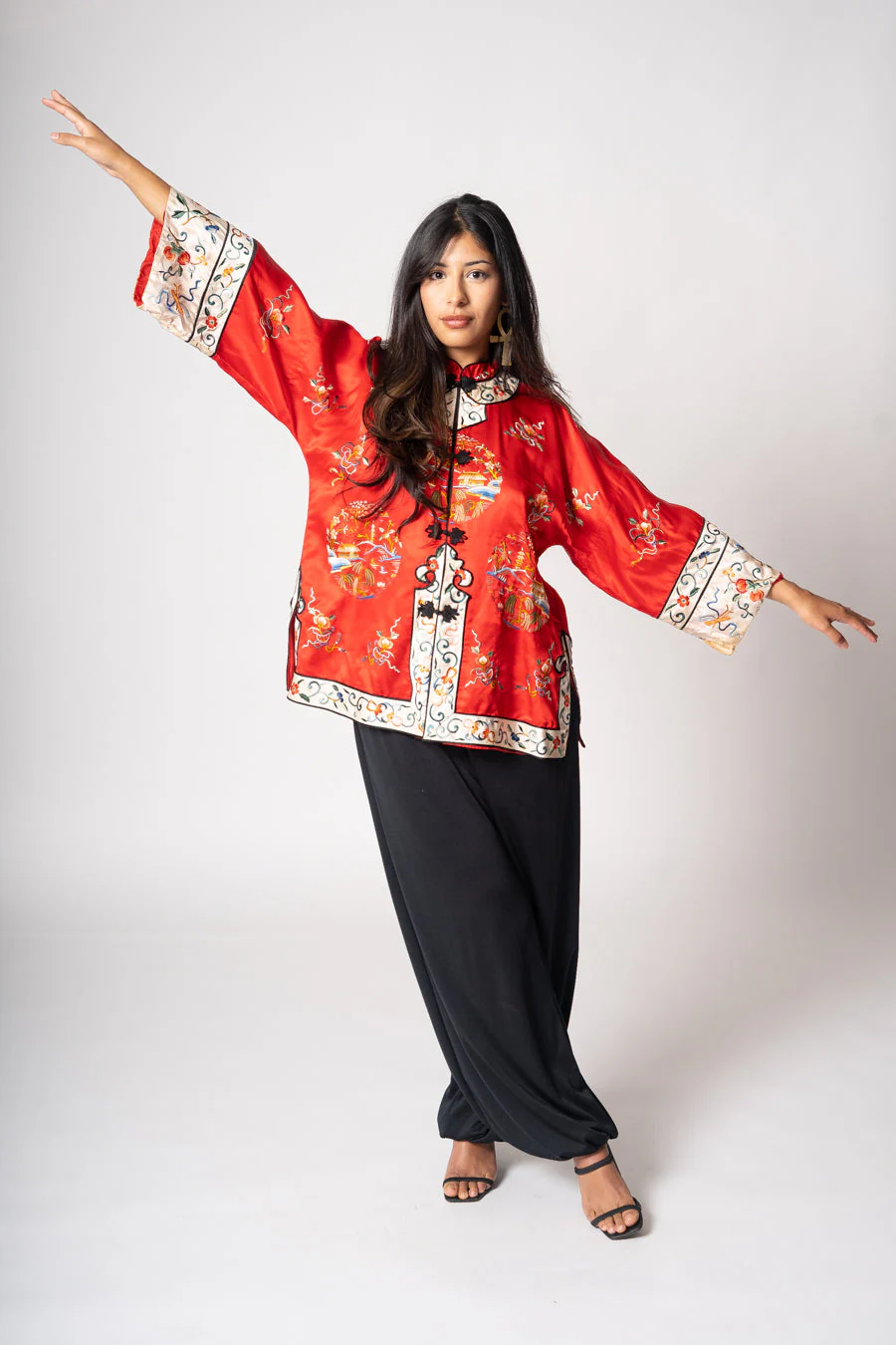 Red Satin Jacket - Image 4