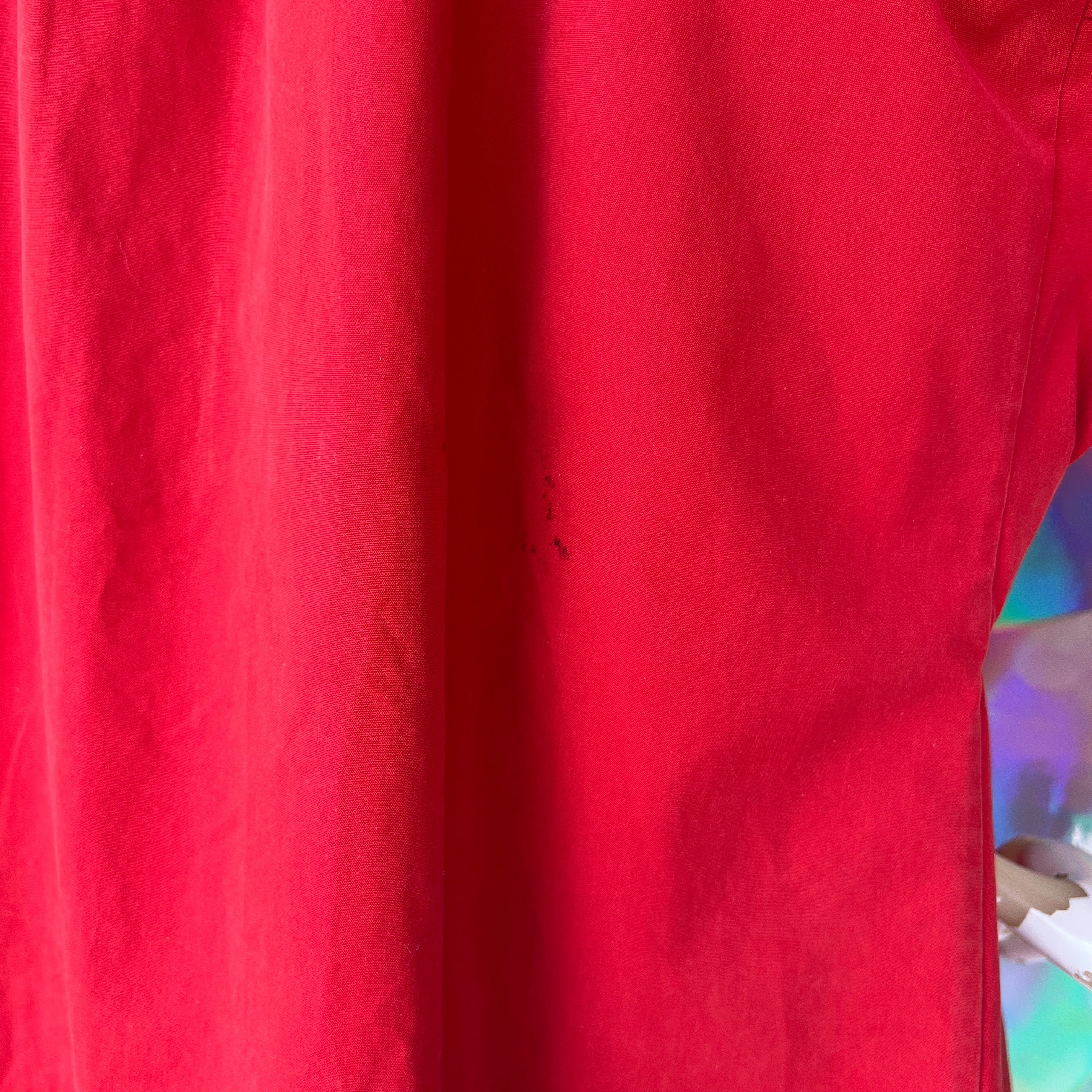 Red Swiss Embroidered Velvet Panel Jacket by Wintro - Image 9