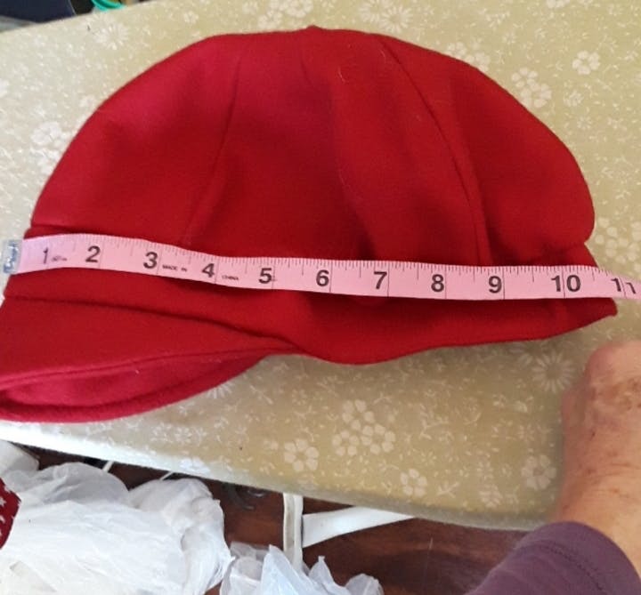 Red Wool Hat with Bow by San Diego Hat Co. - Image 9