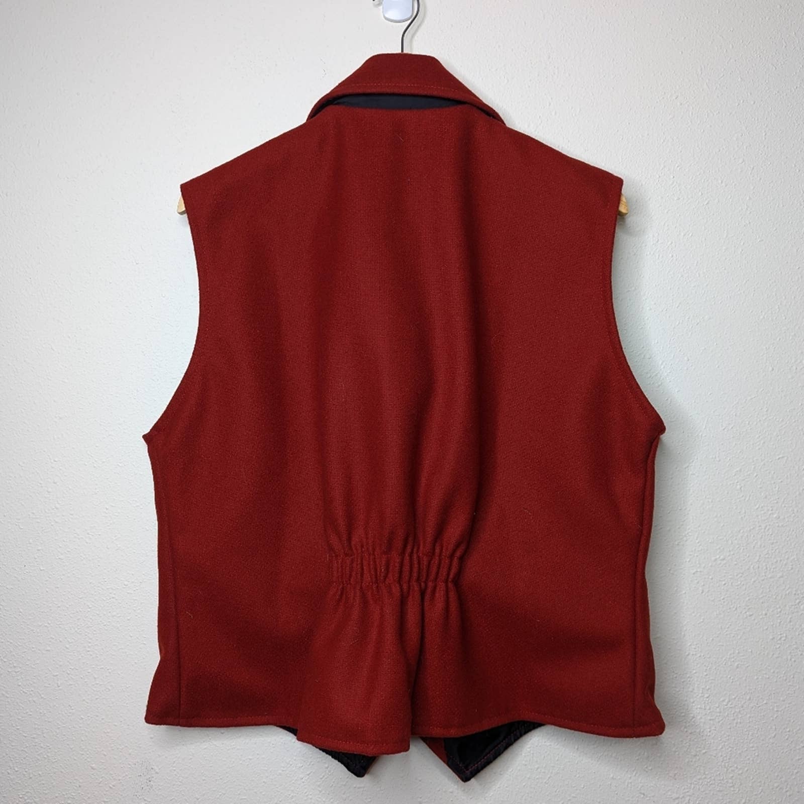 Red Wool Vest Pendleton Round Up Women's Xl by Shaefer Outfitter - Image 7