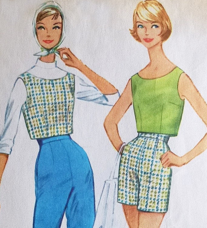 Reduced 1959 Atomic Era Sports Ensemble Mccalls Pattern Bust 34 - Image 2