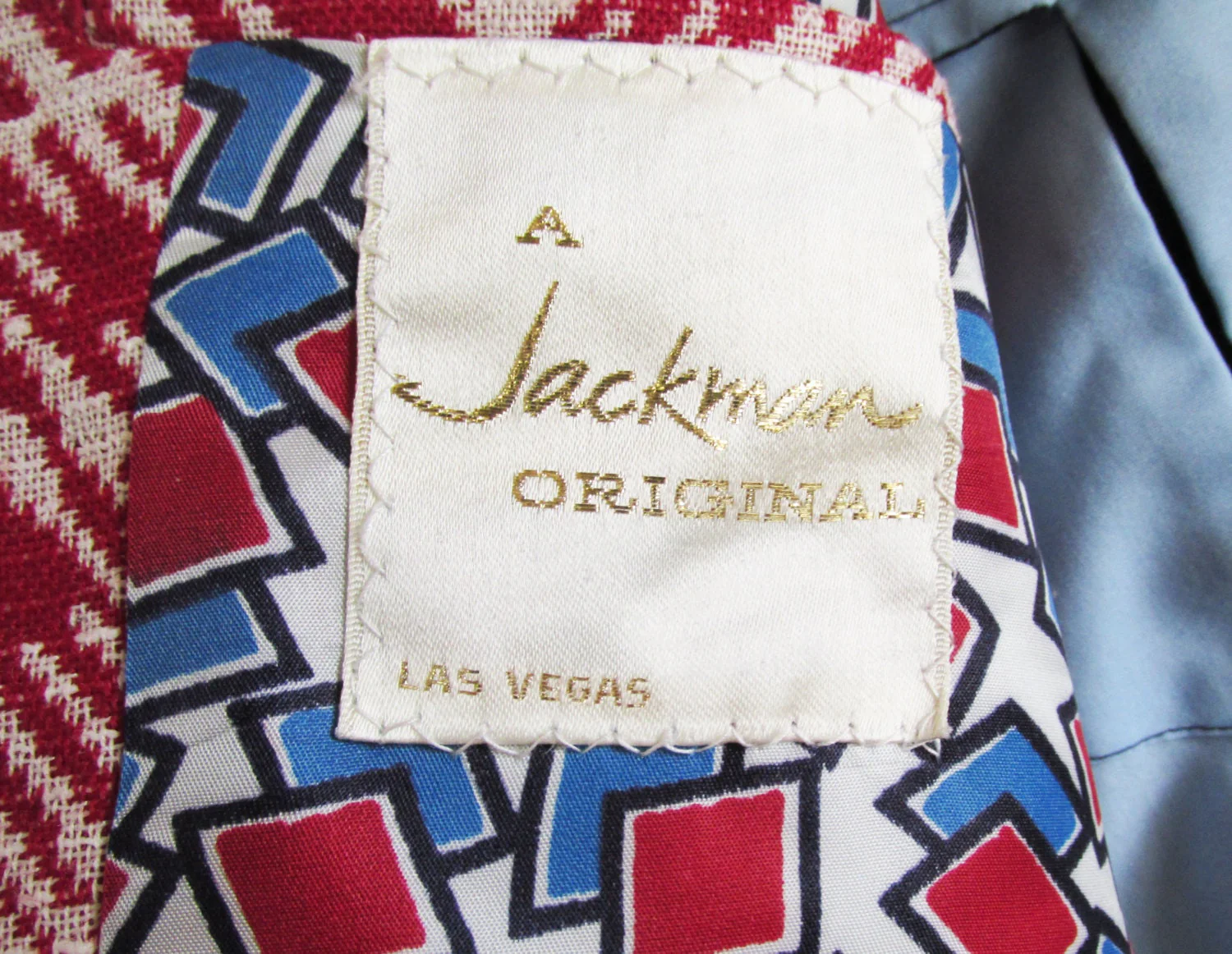 Reduced! 70s Las Vegas Jackman Original American Hustle Polyester Sports Coat Designed by Italian Designer - Image 2