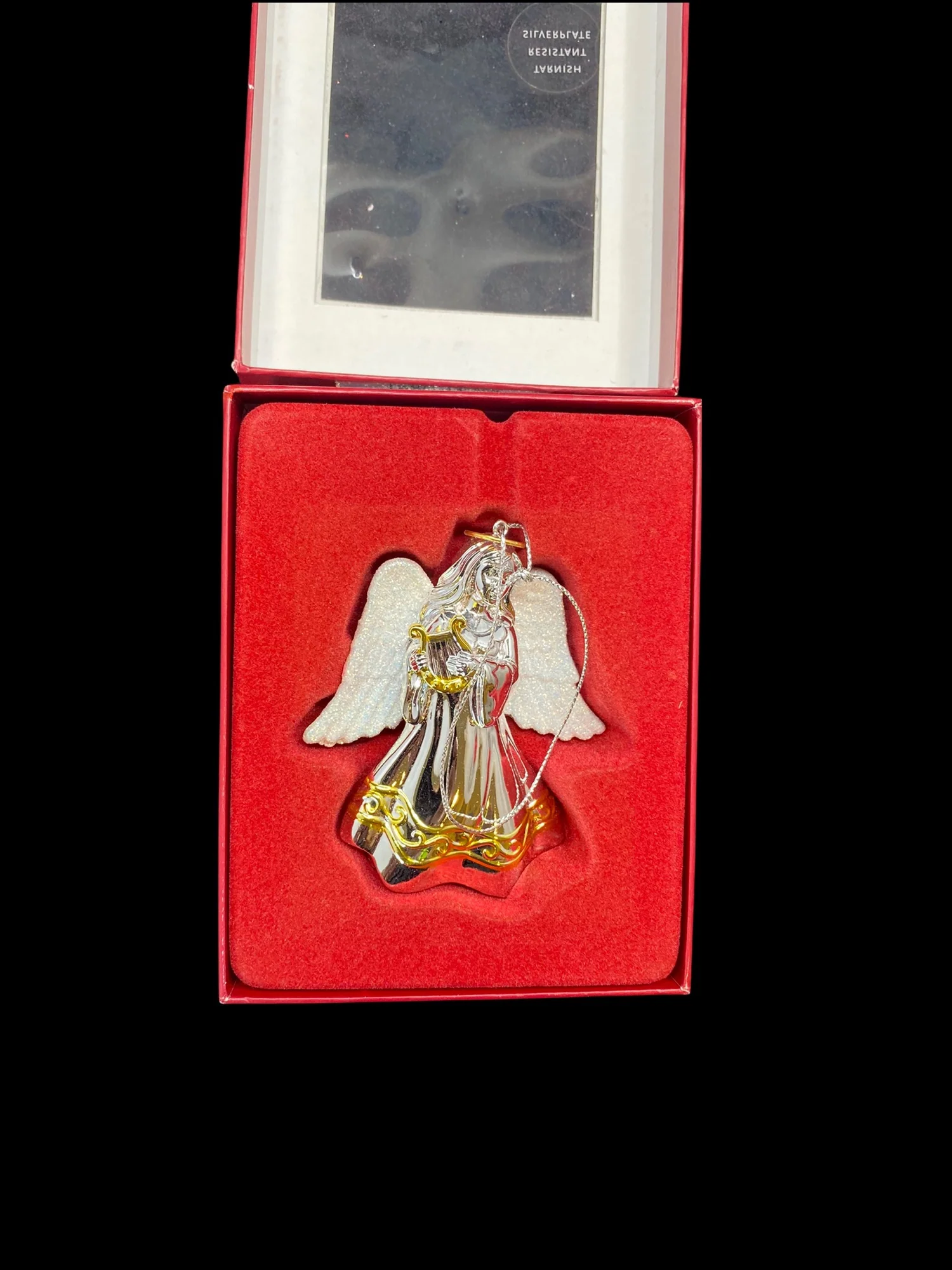 Reed and Barton Silver Plated Angel Christmas Tree Ornament by Reed And Barton - Image 2
