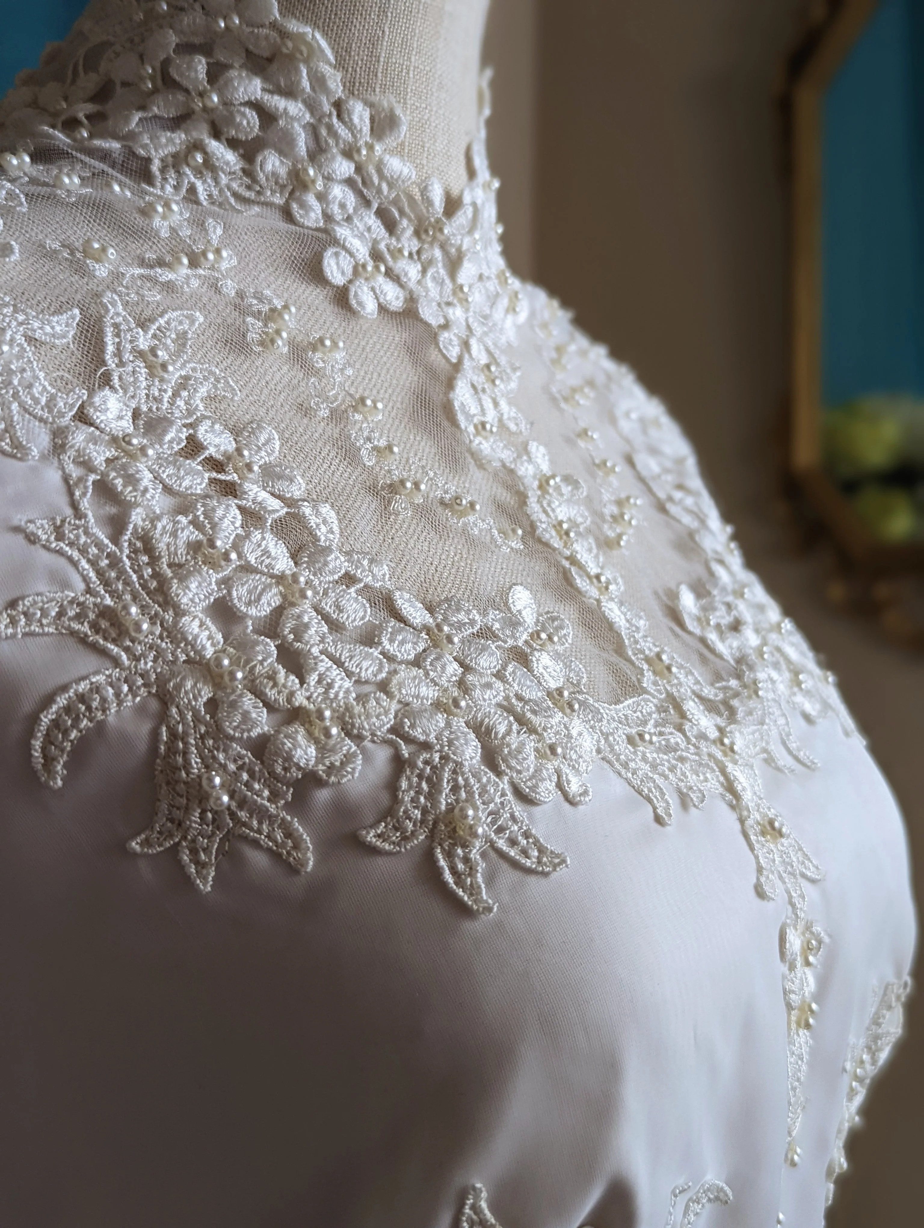 Regency Inspired Empire Waist Wedding Dress - Image 5