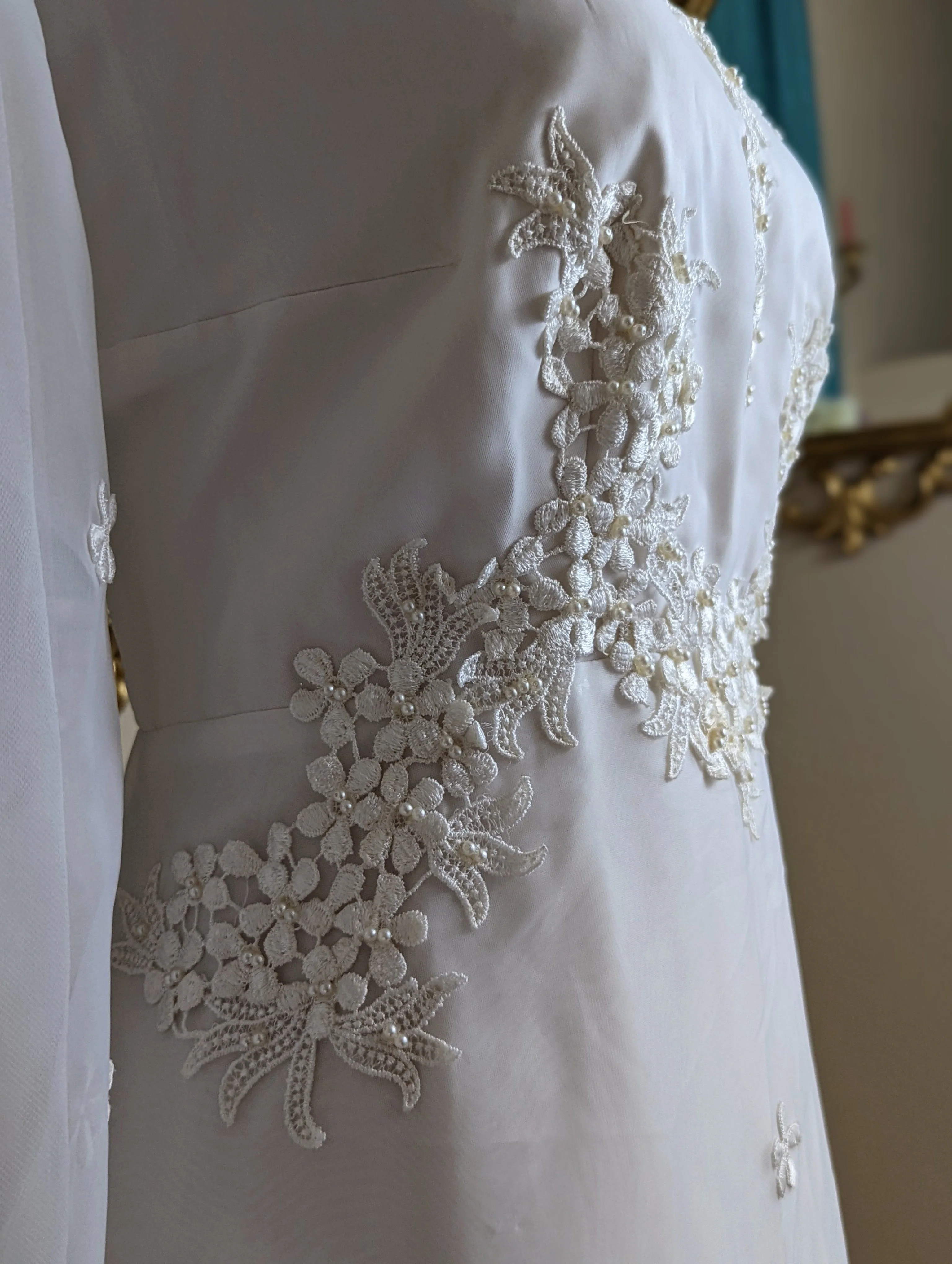 Regency Inspired Empire Waist Wedding Dress - Image 6