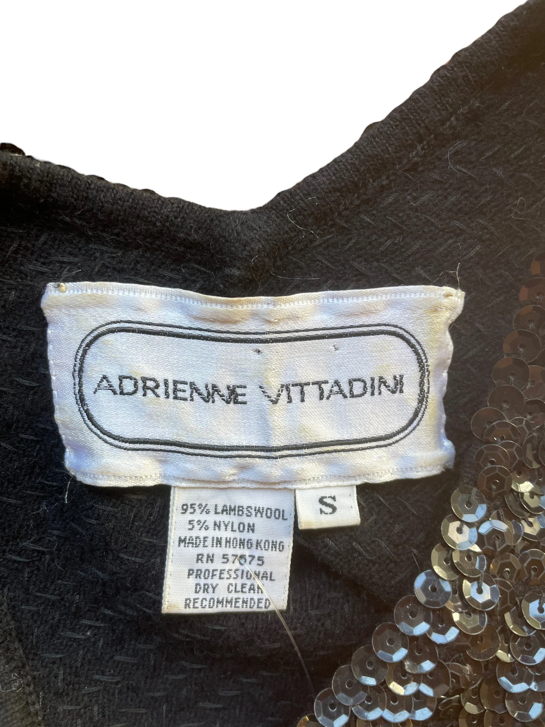 Rolls Royce Sequin Embellished Tank Top by Adrienne Vittadini - Image 6