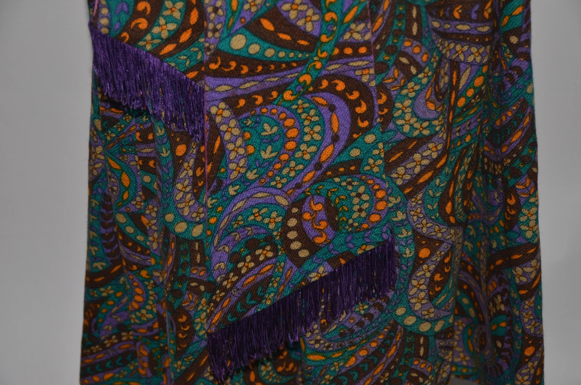 Vintage Multicolor And Purple Skirt Suit by  Royal Fields - Image 6