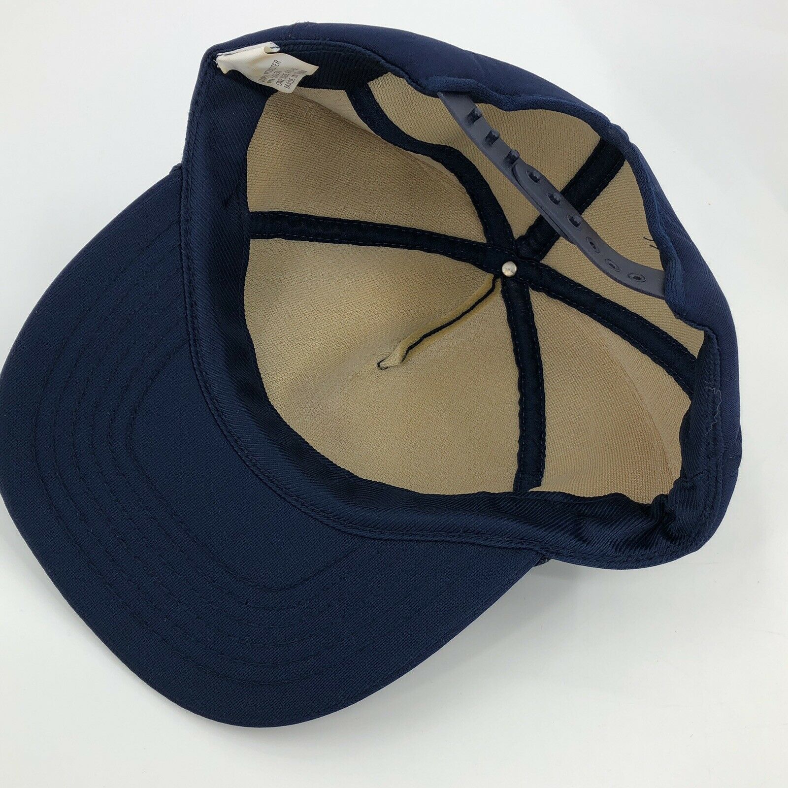 Royster Oil Company North Carolina Vintage All Foam Trucker Hat Blue by Gulf - Image 6