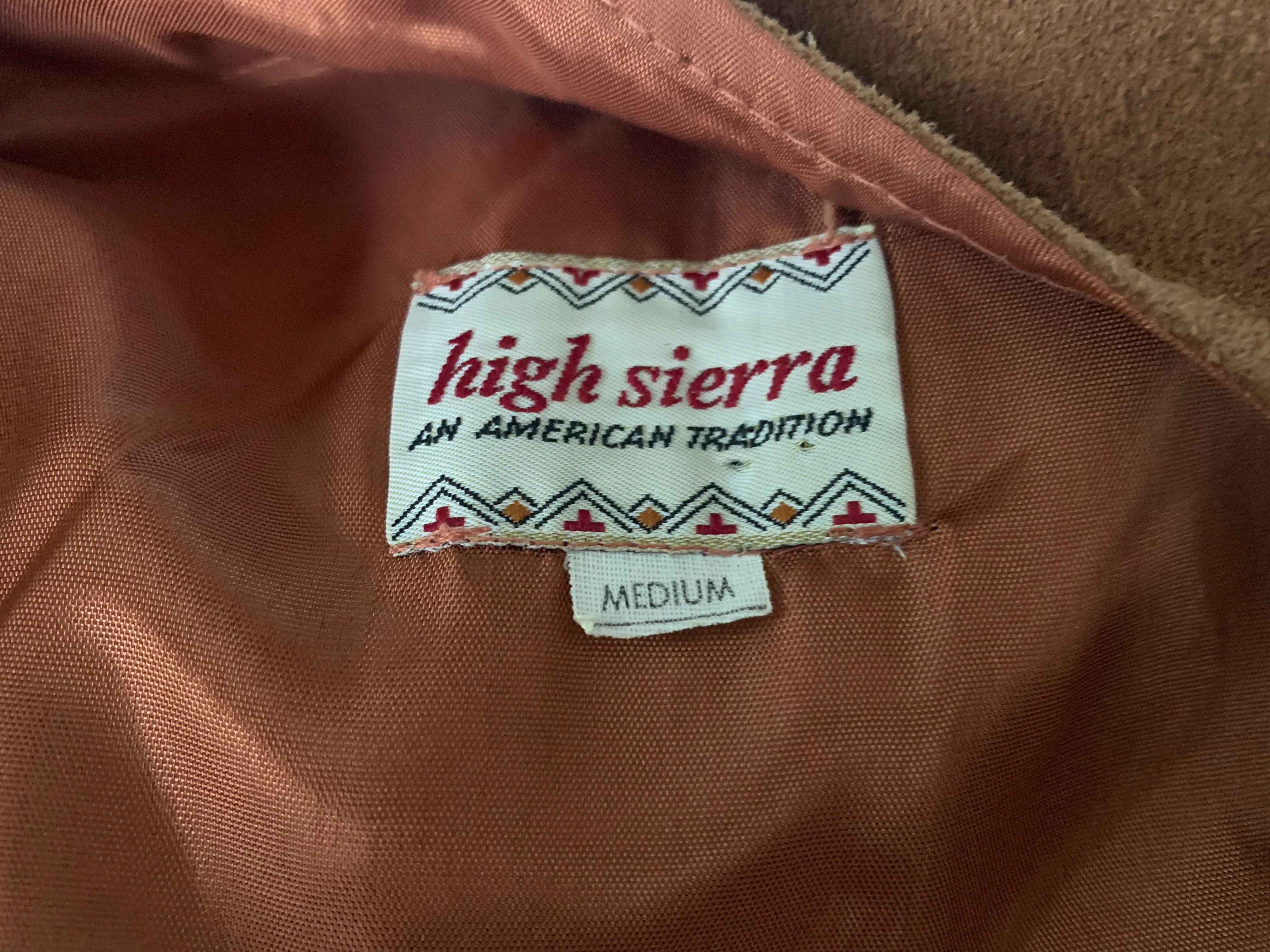 Rust Suede Fringe Vest By High Sierra - Image 3