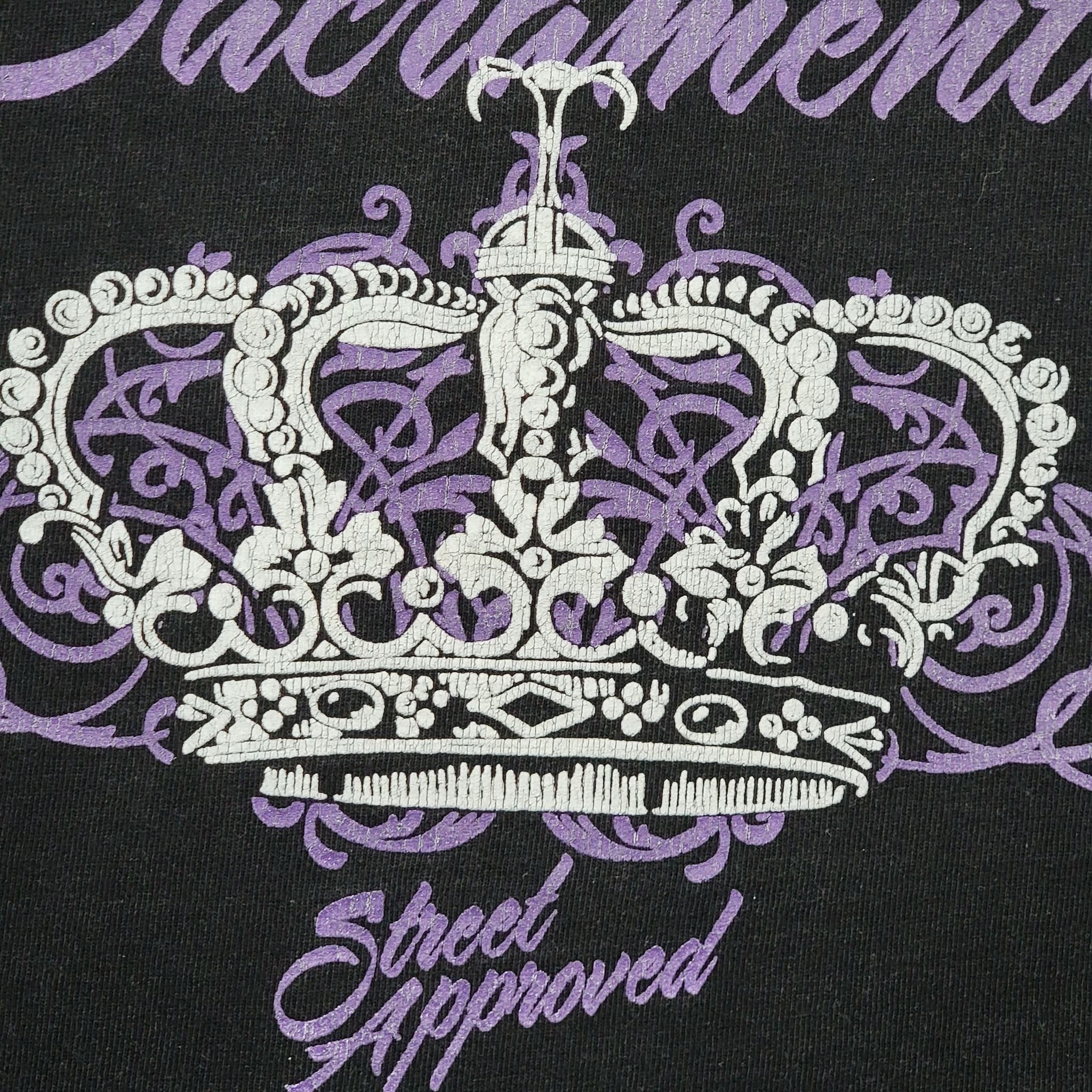 Sacramento Kings Vintage 00s F*ck All King Haters T-Shirt Nba Basketball Street Approved Rap100% Cotton Size 2xl - Image 4