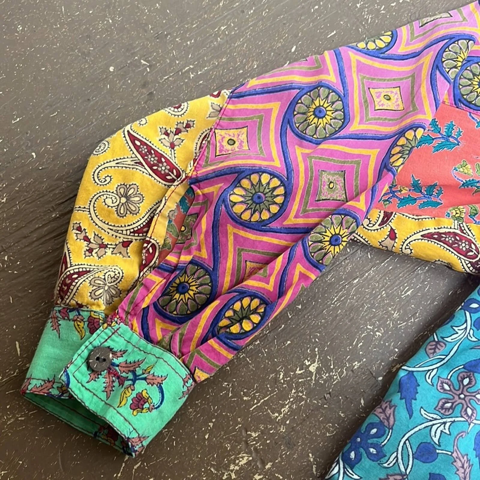 Sacred Threads Patchwork Blouse - Image 6