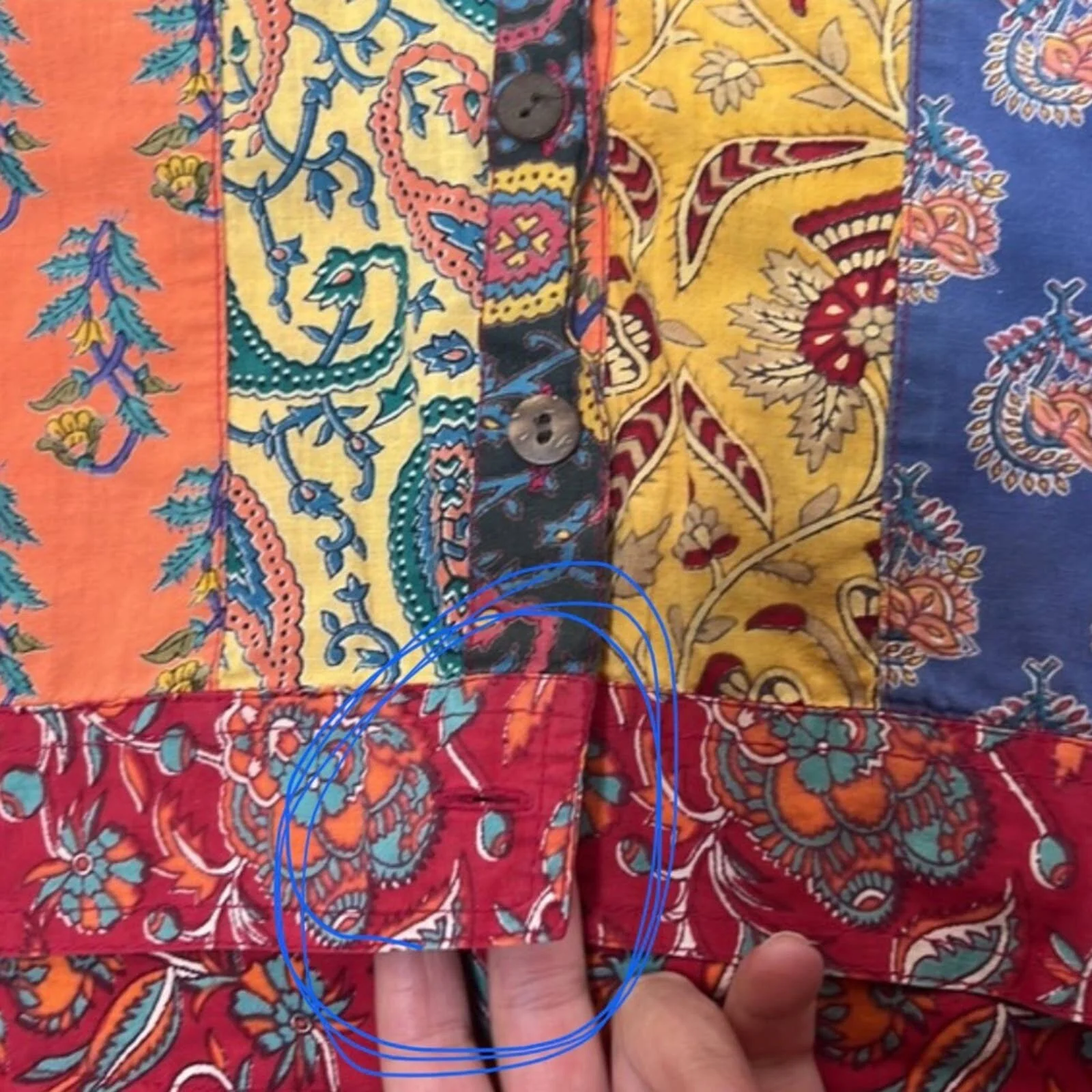 Sacred Threads Patchwork Blouse - Image 8