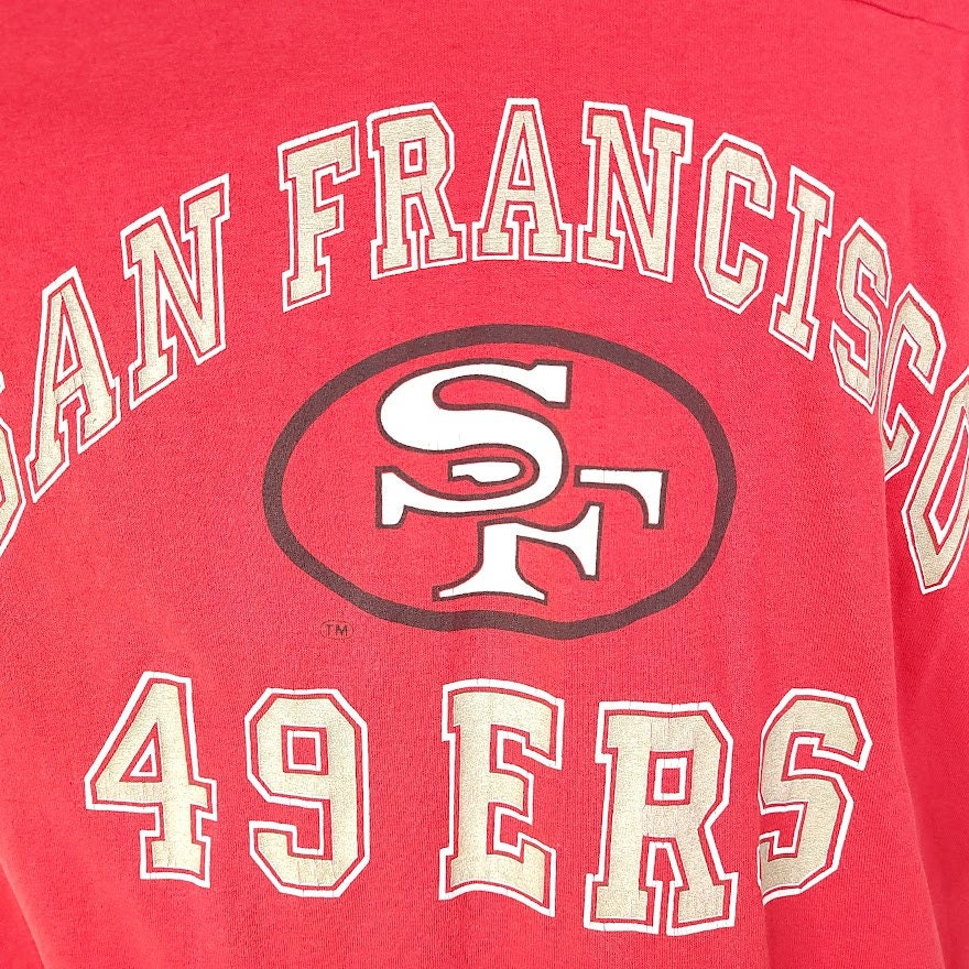 San Francisco 49ers T-Shirt Vintage 90s Jersey Nfl Football Made In Usa Mens Size Large - Image 2