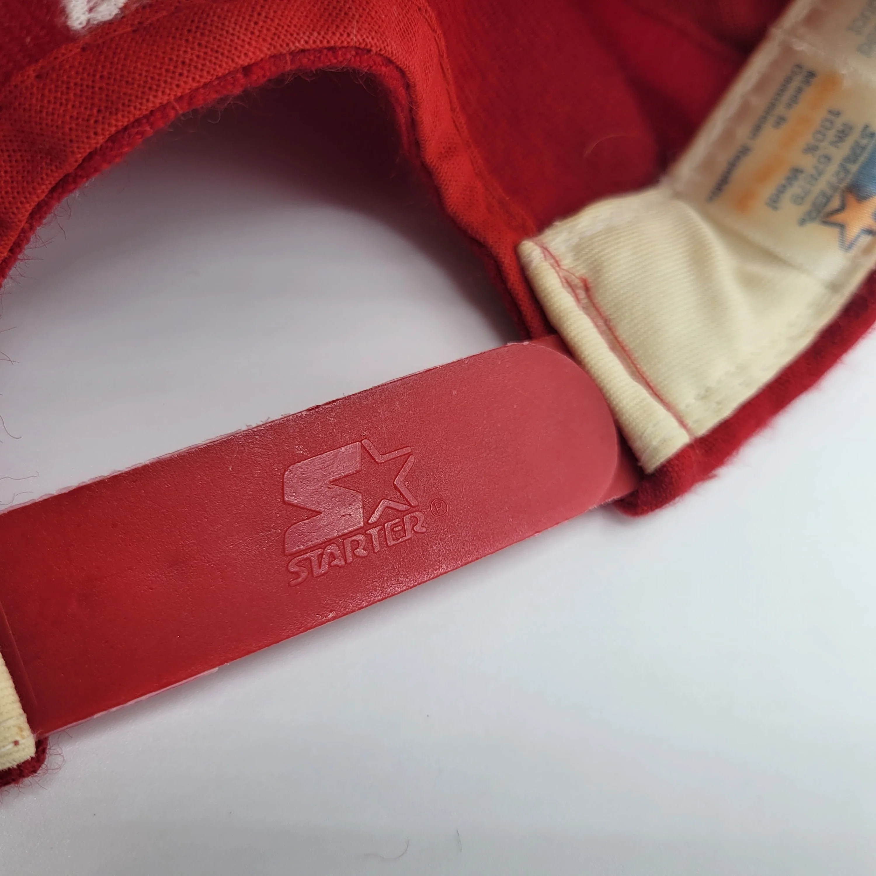 San Francisco 49ers Vintage 80s Starter Wool Snapback Hat Nfl Football Red Gold Baseball Cap 100% Wool by Starter - Image 6