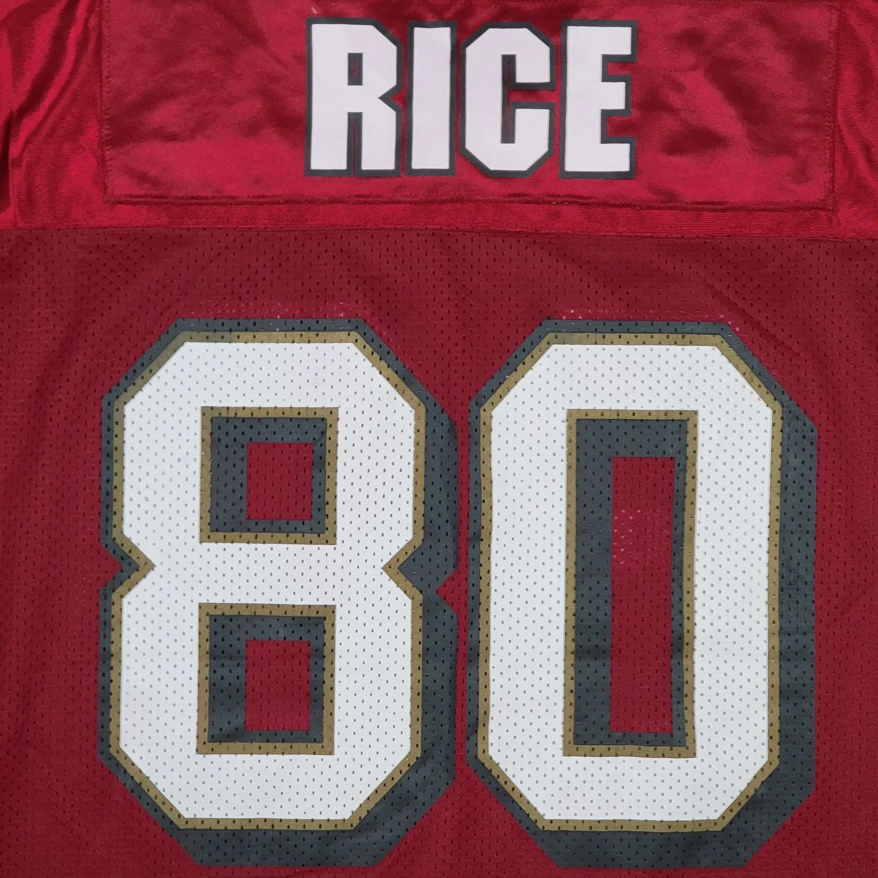 San Francisco 49ers Vintage 90s Jerry Rice Starter Football Jersey Nfl Maroon Red Shirt Classic Team Collection 2xl by Starter - Image 3