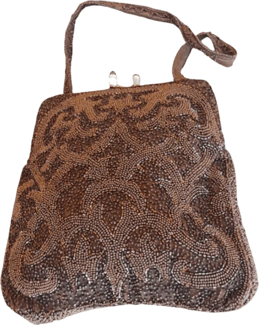 Beaded Satin Evening Purse - Image 2