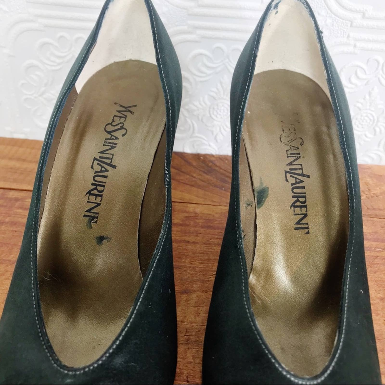 Satin Stiletto Pumps by Yves Saint Laurent - Image 7