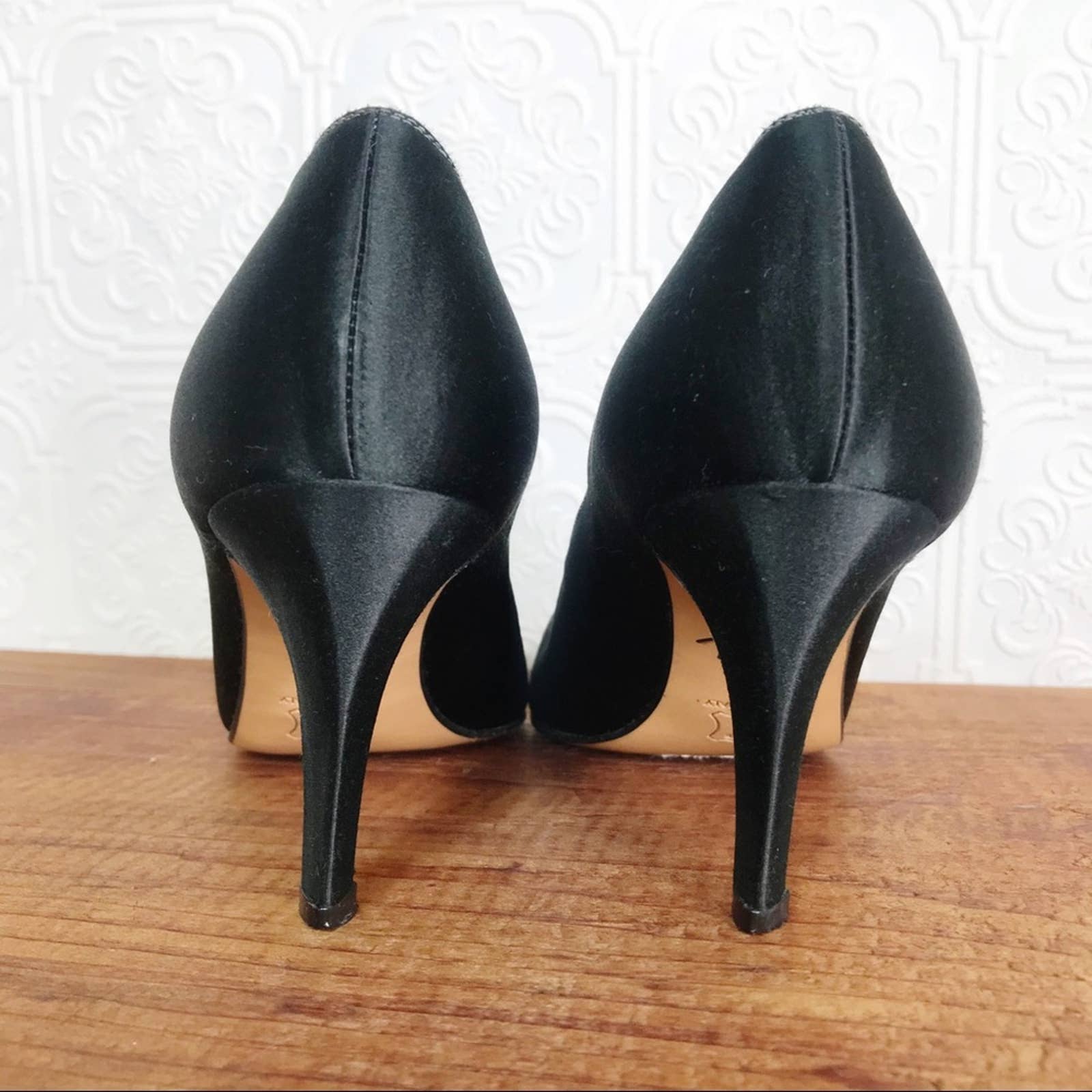 Satin Stiletto Pumps by Yves Saint Laurent - Image 9