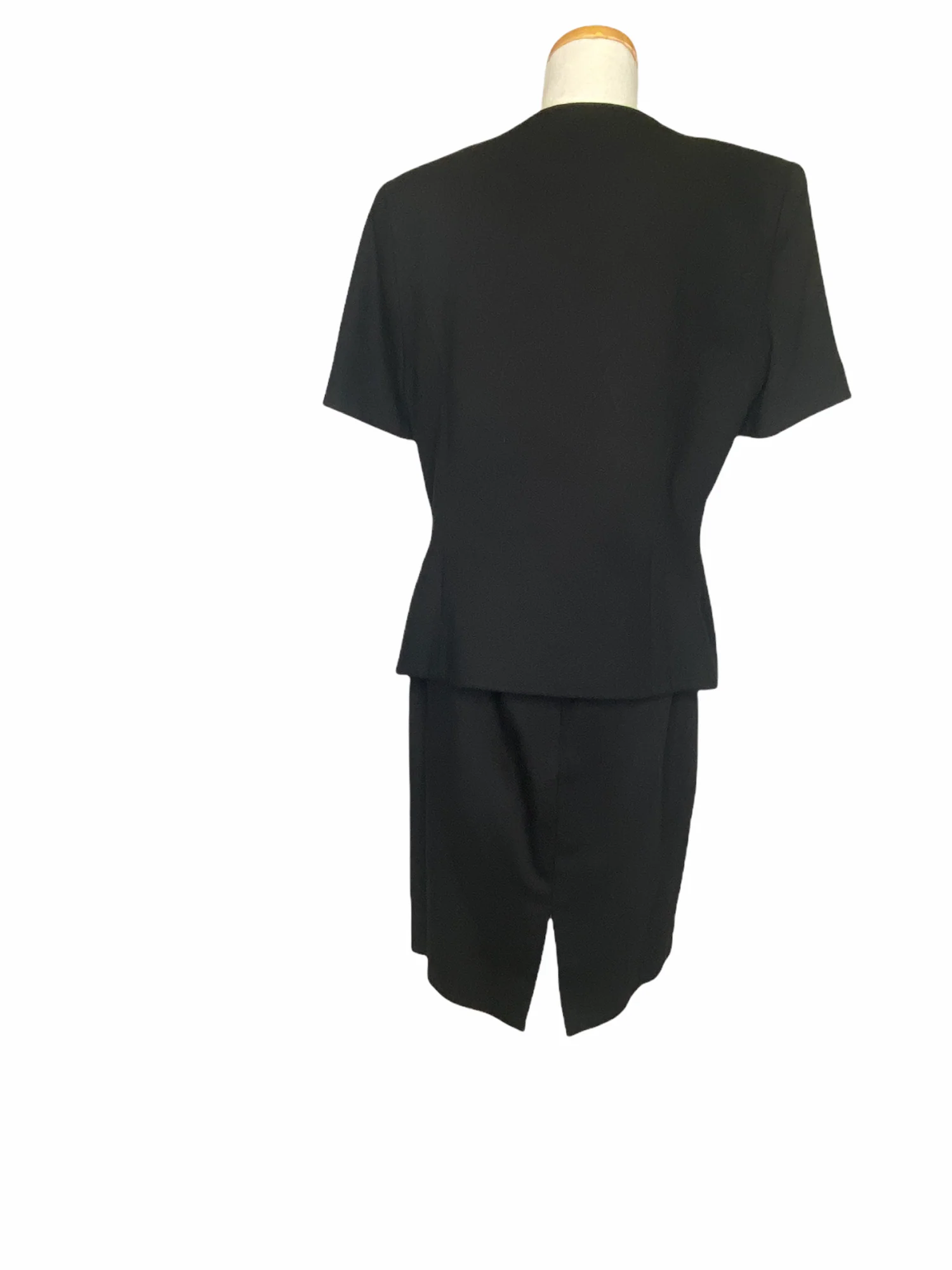 Scaasi Dress 80s Colorblock Skirt Suit by Scaasi Dress - Image 6