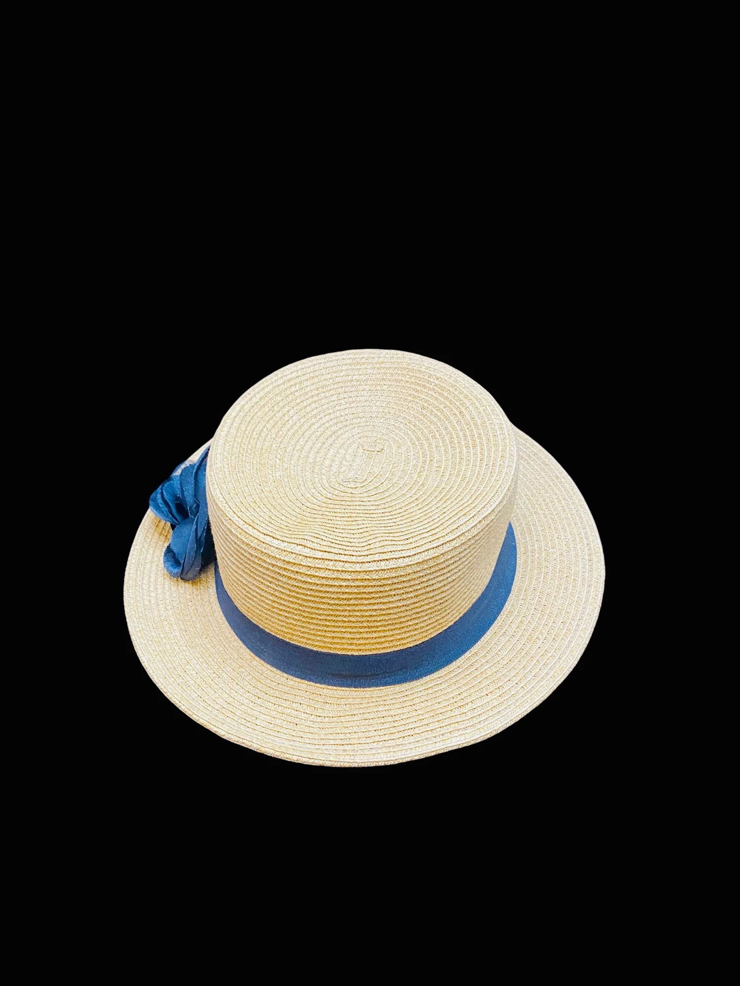 Scala Womens Straw Hat with Black Fabric Band and Flower Accent by Scala - Image 8
