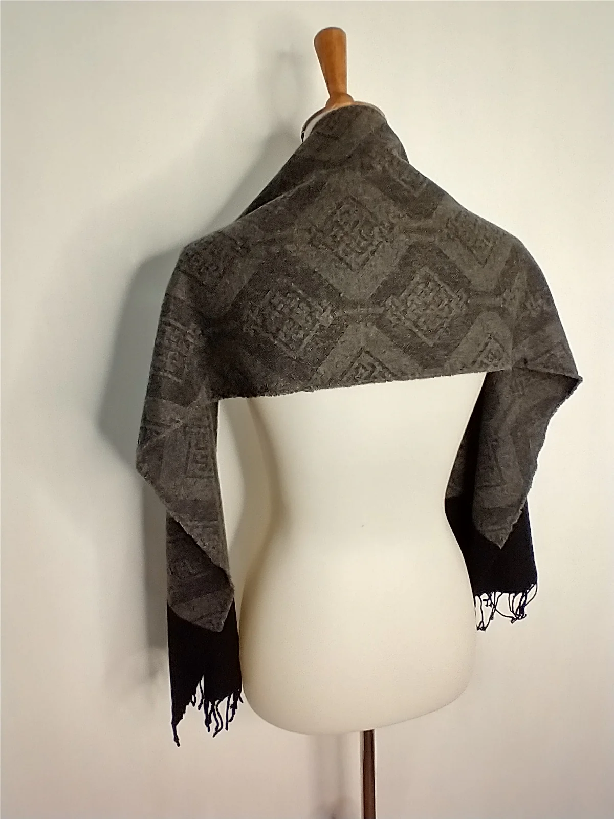 Scottish Cashmere Wool Blend Muffler By Roots - Image 7