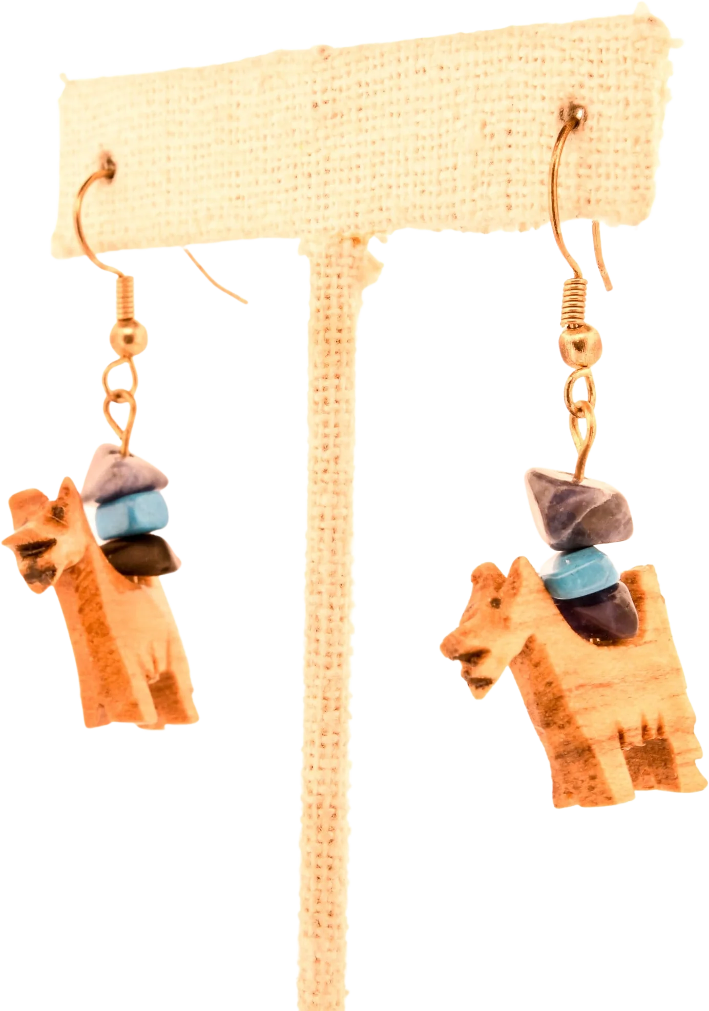 Scottish Dog Terrier Jewelry Scottie Dog Wood Earrings