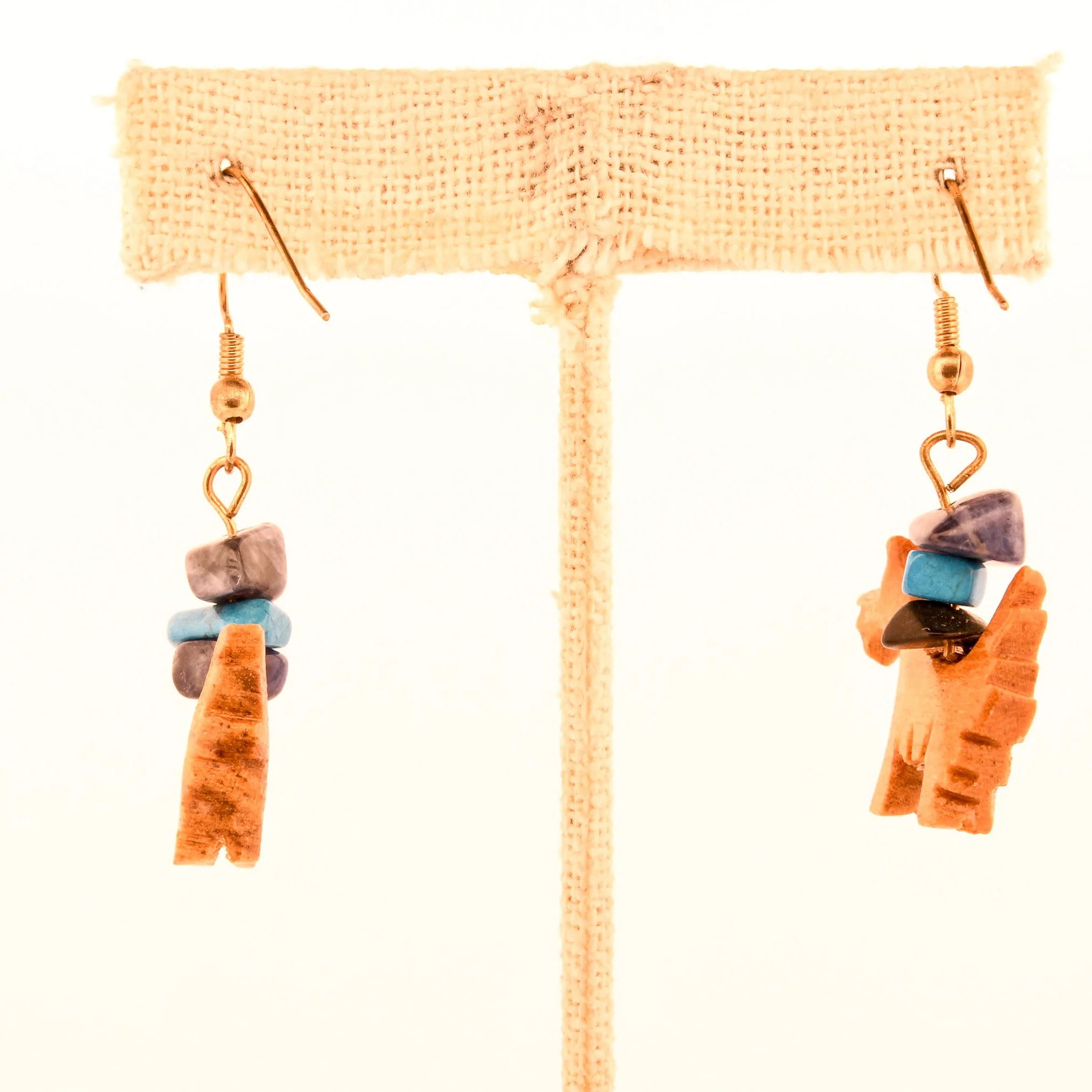 Scottish Dog Terrier Jewelry Scottie Dog Wood Earrings - Image 5