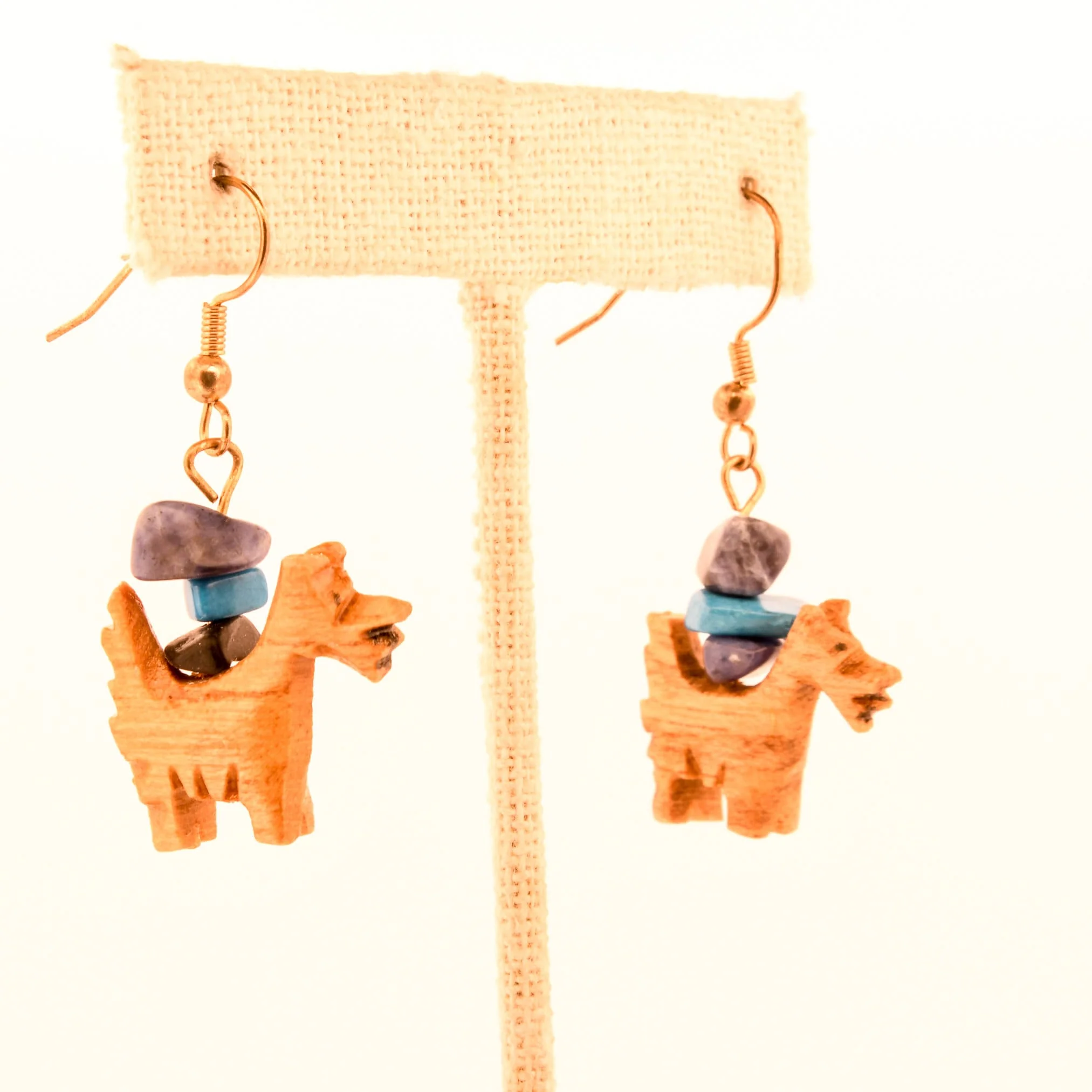 Scottish Dog Terrier Jewelry Scottie Dog Wood Earrings - Image 8