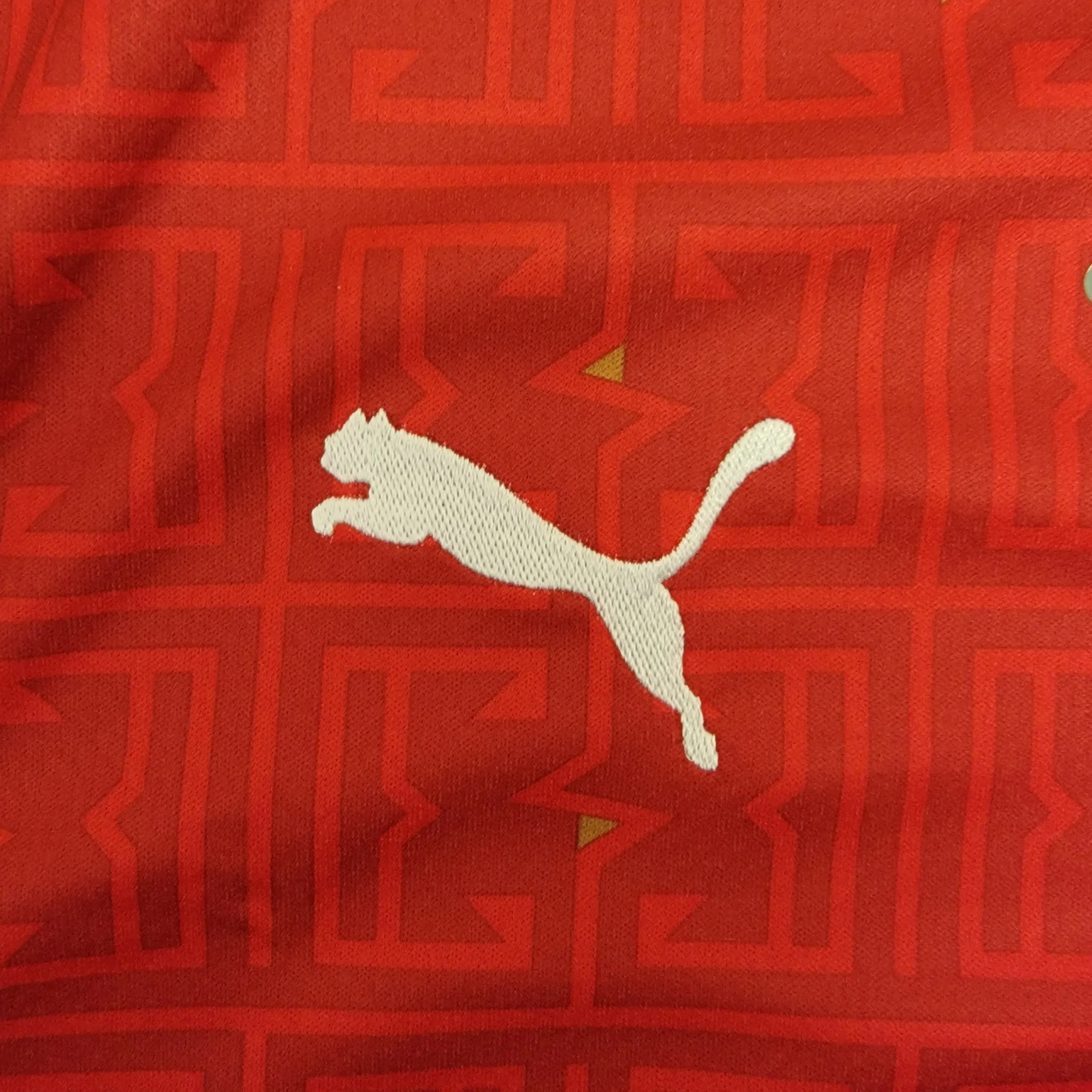 Serbia Brand New Puma Red Soccer Jersey Size Men's Small by Puma - Image 3