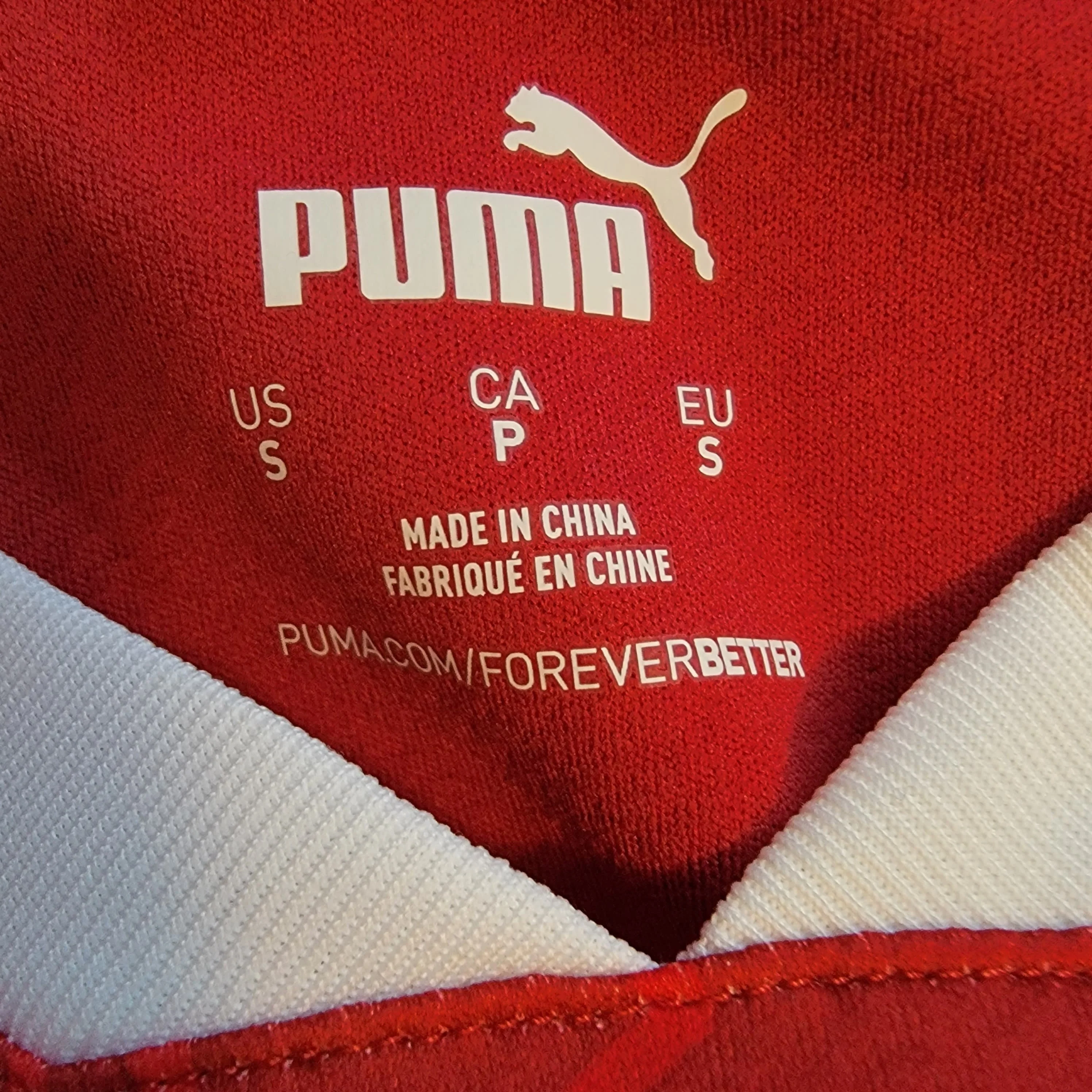 Serbia Brand New Puma Red Soccer Jersey Size Men's Small by Puma - Image 6