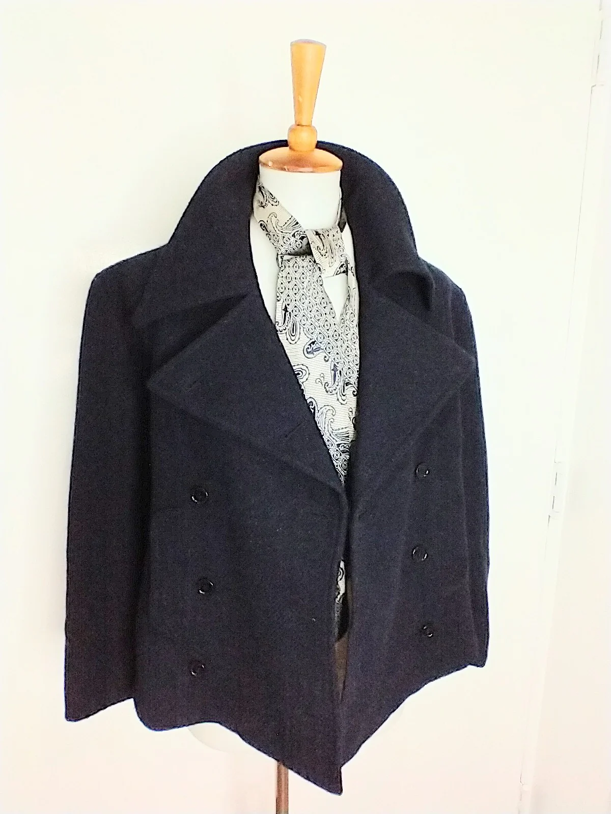 Shetland Wool Harris Tweed Pea Coat By Pauw Amsterdam - Image 11
