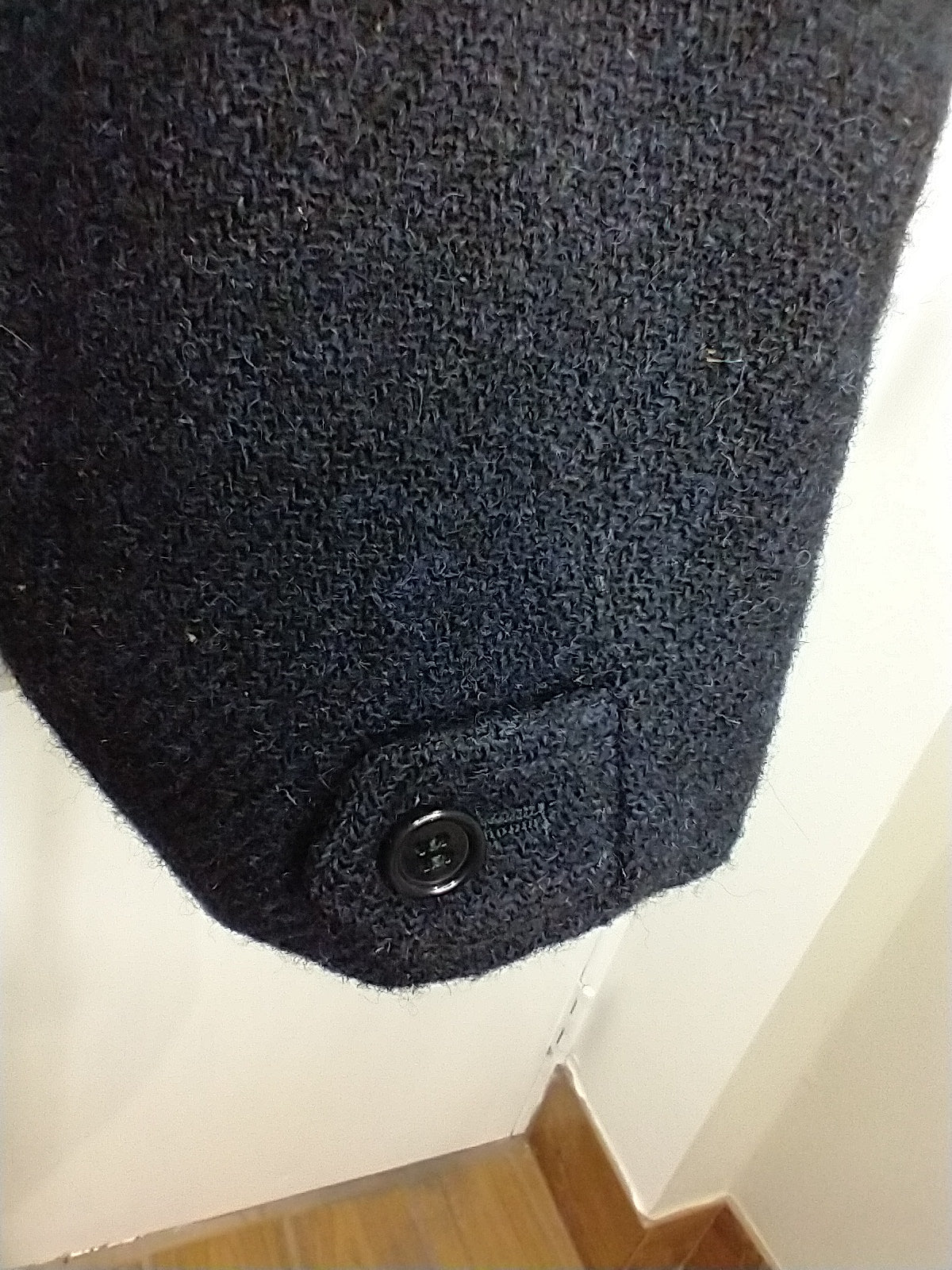 Shetland Wool Harris Tweed Pea Coat By Pauw Amsterdam - Image 7