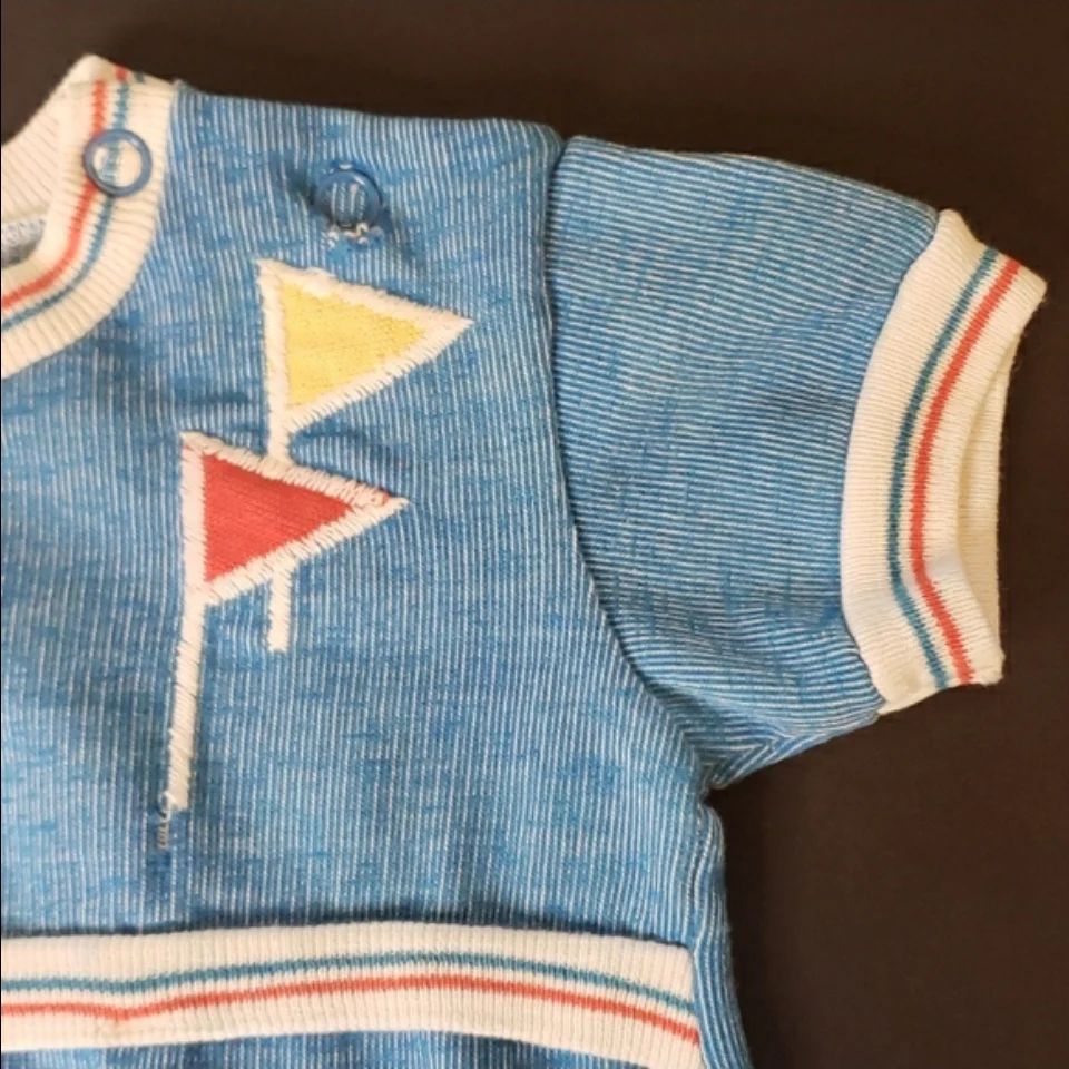 Short Baby Romper With Flags By Carter's - Image 5