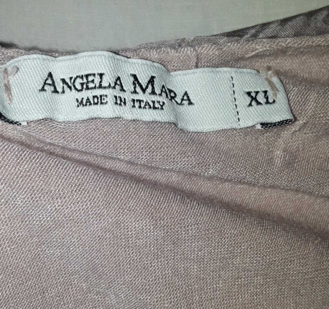 90's Asymmetrical Pastel Pink Silk Embroidered Lace Top by Angela Mara - Image 5
