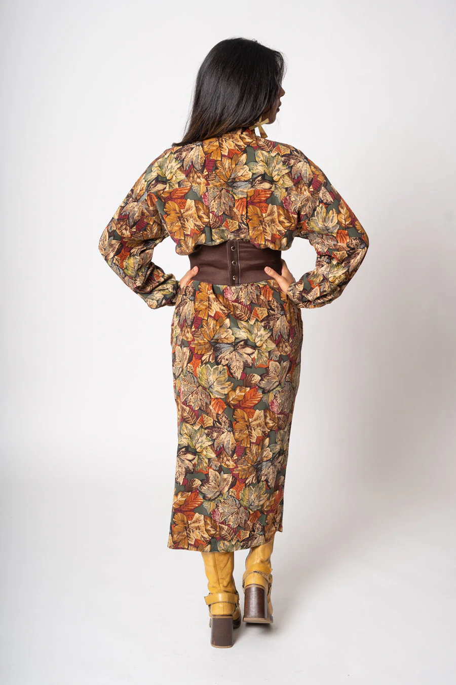Silk Harvest Dress by Maggie London - Image 2