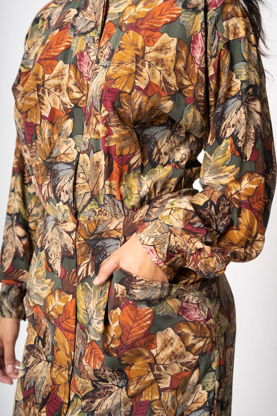 Silk Harvest Dress by Maggie London - Image 4