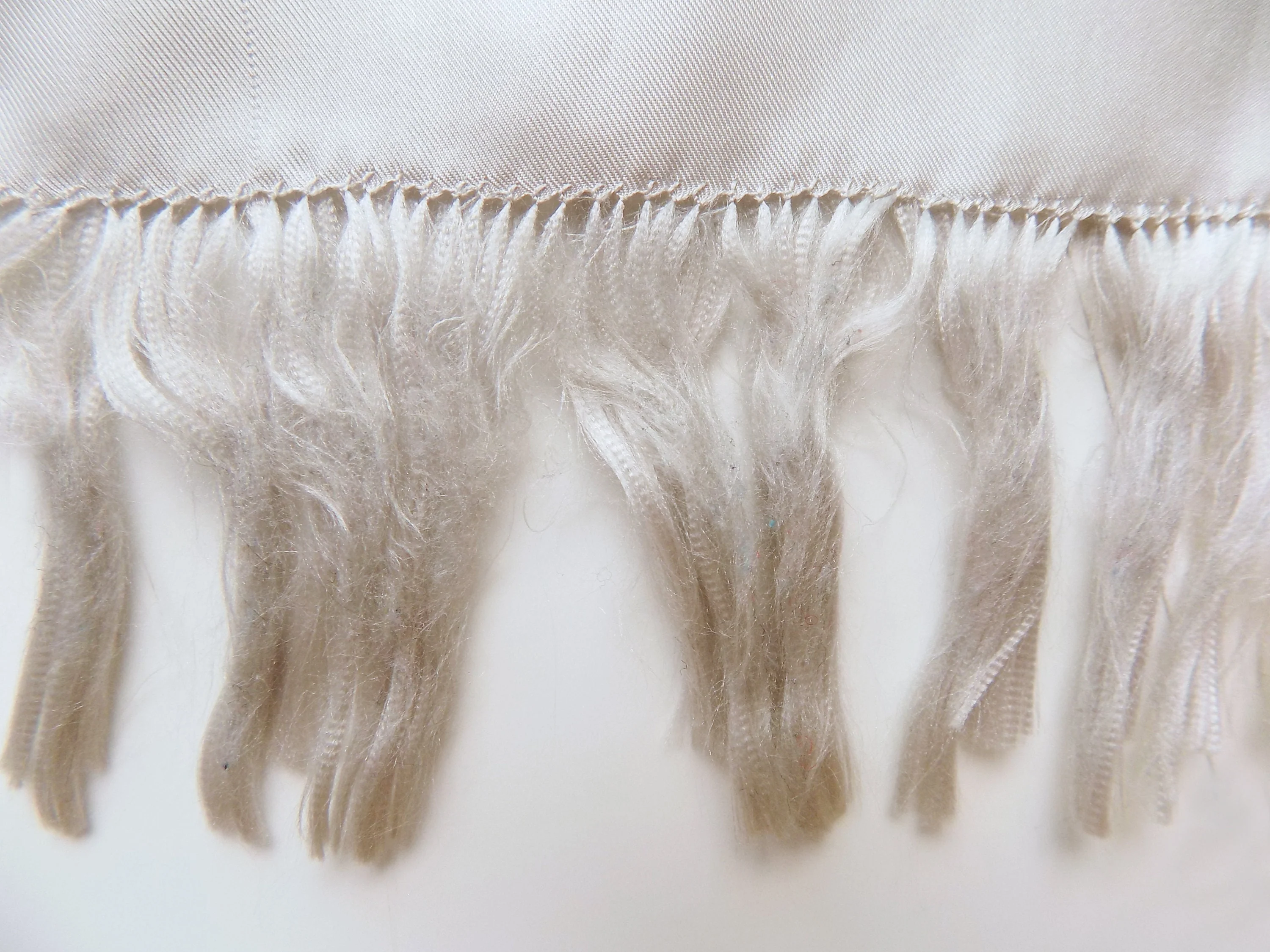 Silk Opera Scarf Mans Womans Delicate Fringe Formal Wedding - Image 4