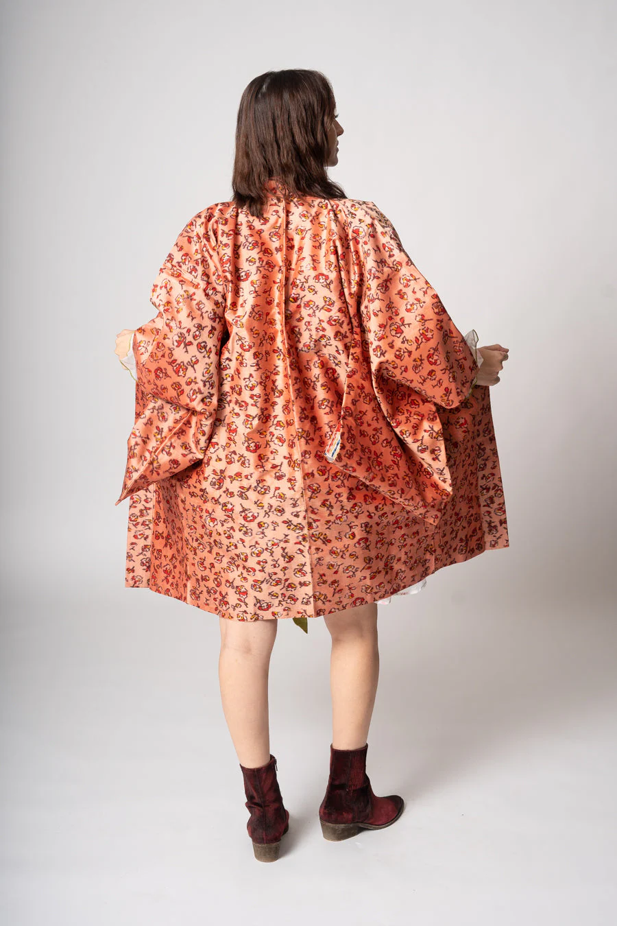 Silk Rosebud Haori Jacket - Image 9