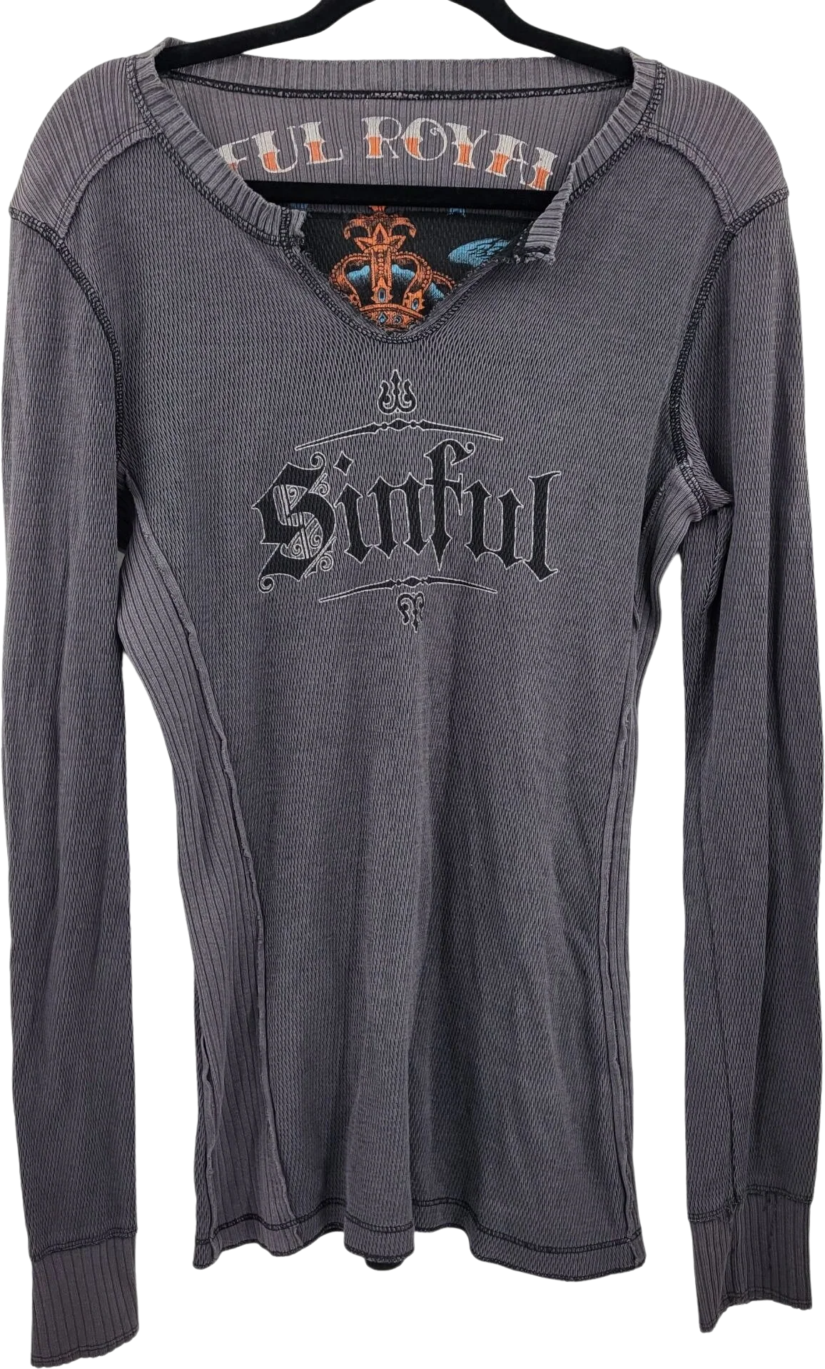 Sinful Top Thermal Tunic Reversible by Sinful